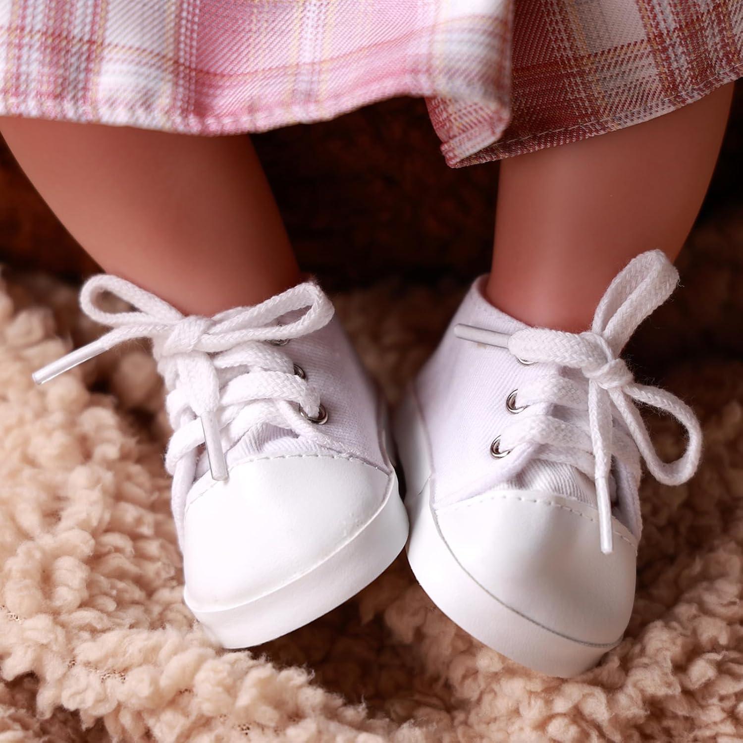 Zapatos de Muñeca Reborn BABESIDE 17-22 Pulgadas Lona