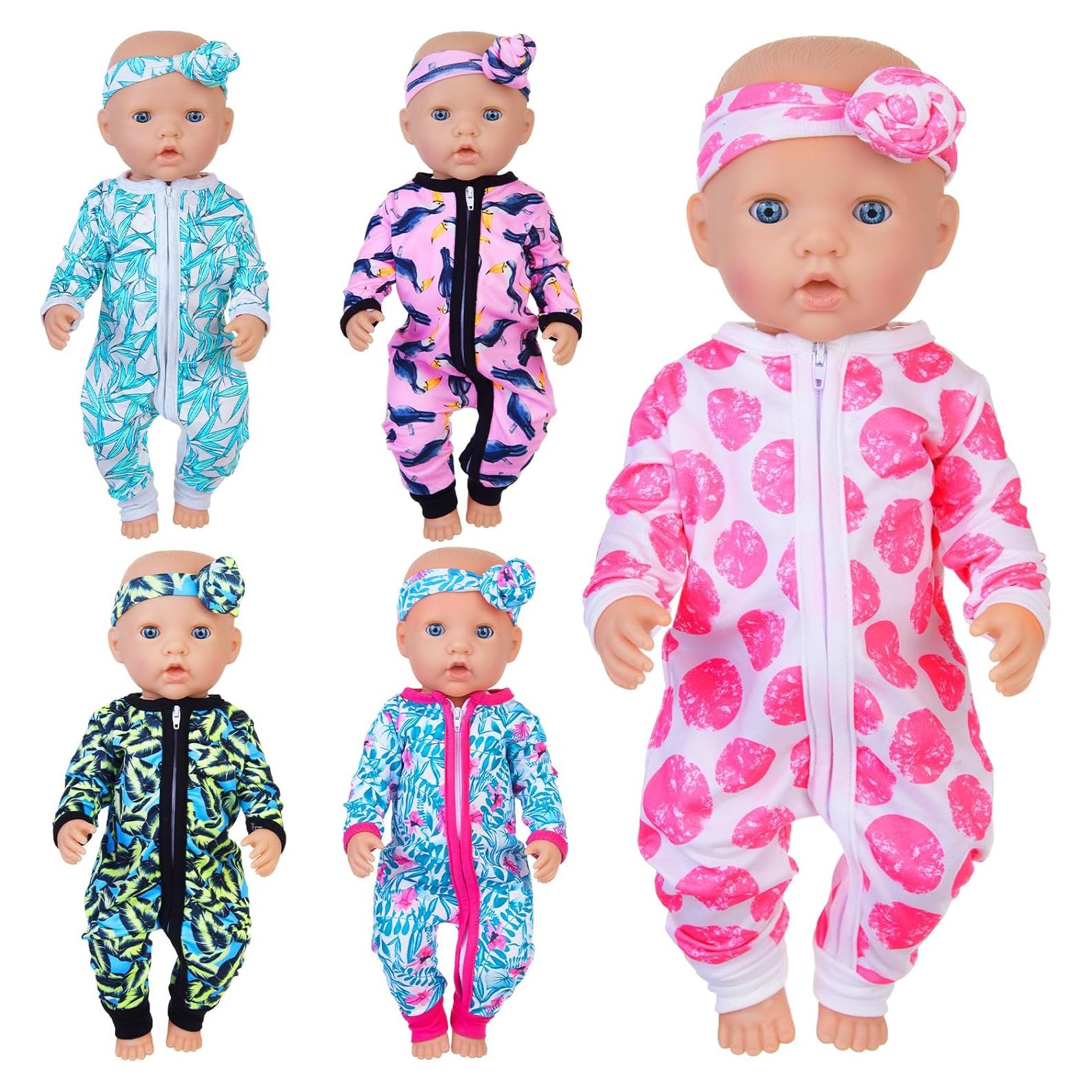 Conjuntos de Ropa para Muñecas ELEMENTO UNICORNIO 14-18" 10 Pcs