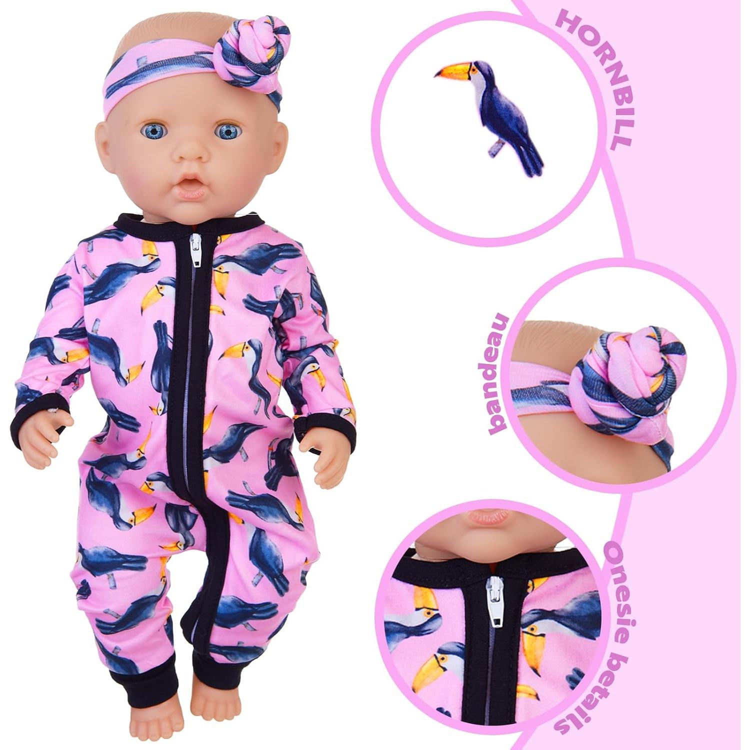 Conjuntos de Ropa para Muñecas ELEMENTO UNICORNIO 14-18" 10 Pcs