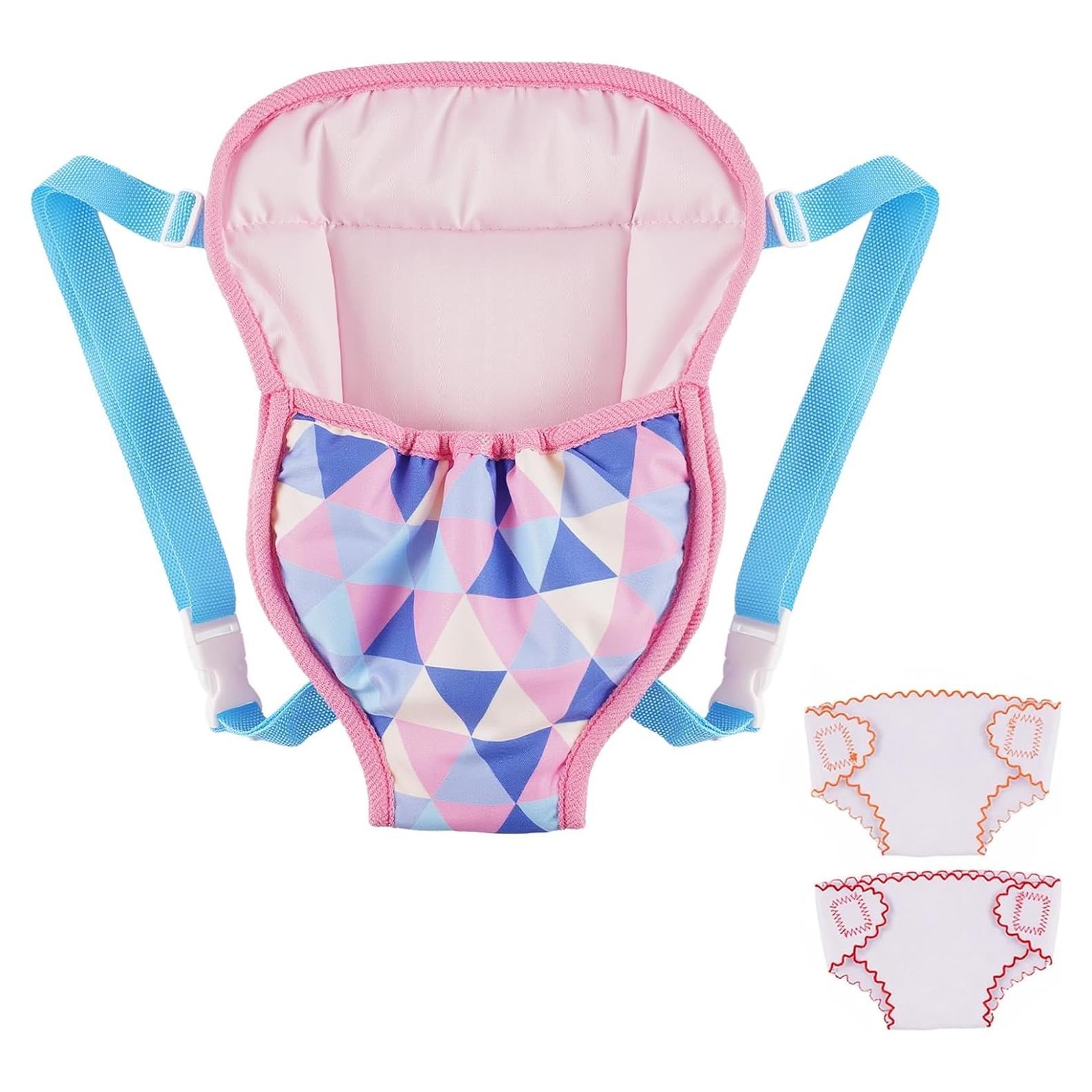 Portabebés de Muñeca Reborn BABESIDE con 2 Pañales 30-38 cm
