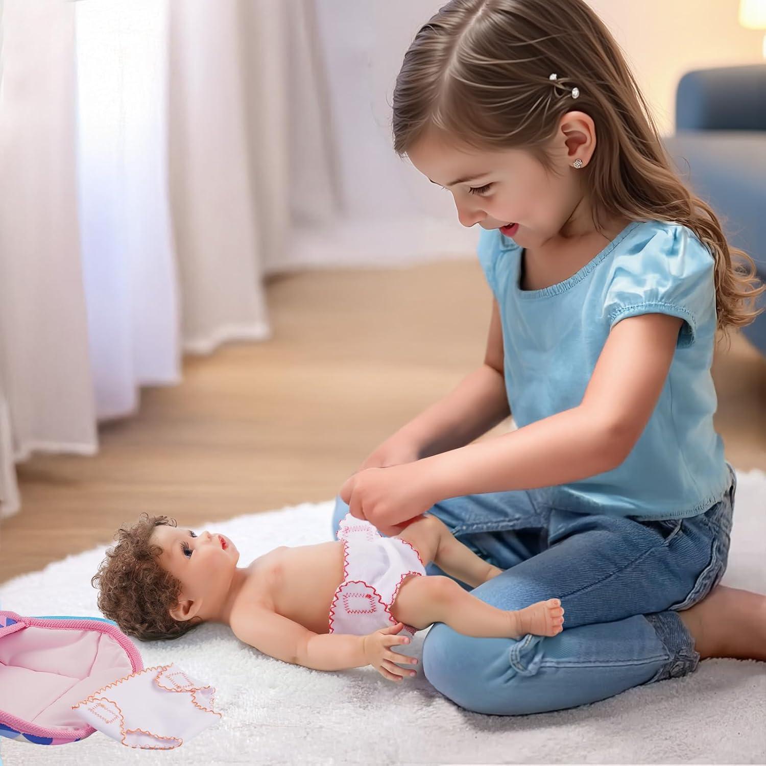 Portabebés de Muñeca Reborn BABESIDE con 2 Pañales 30-38 cm