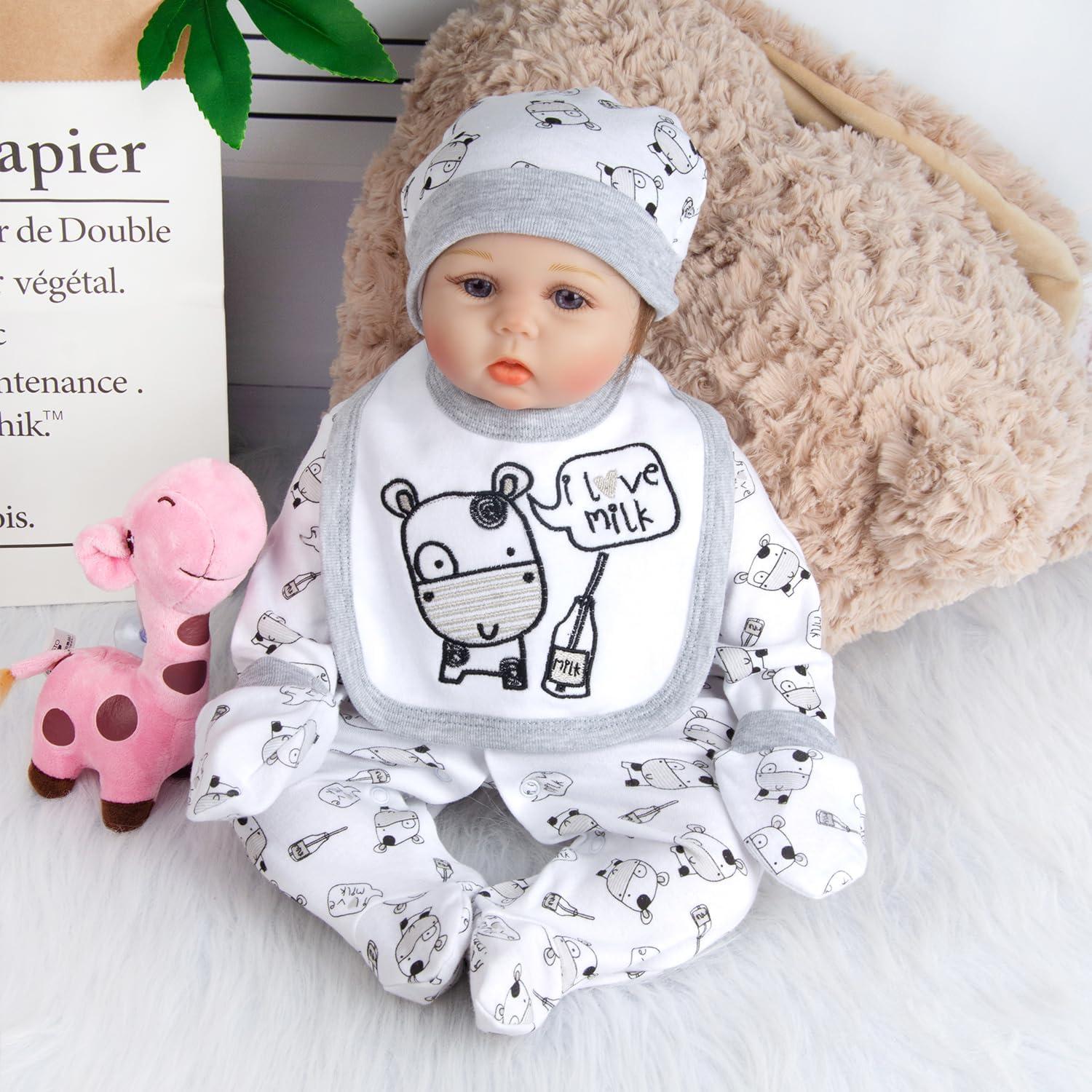 Ropa de Muñeca Reborn Babyfere 17-22 Pulgadas 5 Piezas