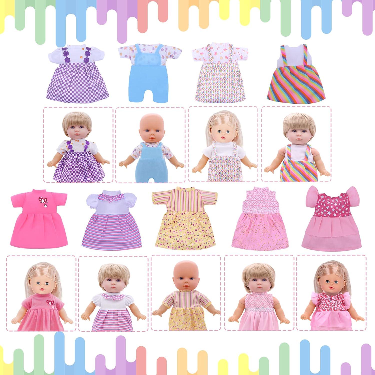 Ropa de Muñeca 30-38 cm Chenghai - 9 Vestidos y Accesorios