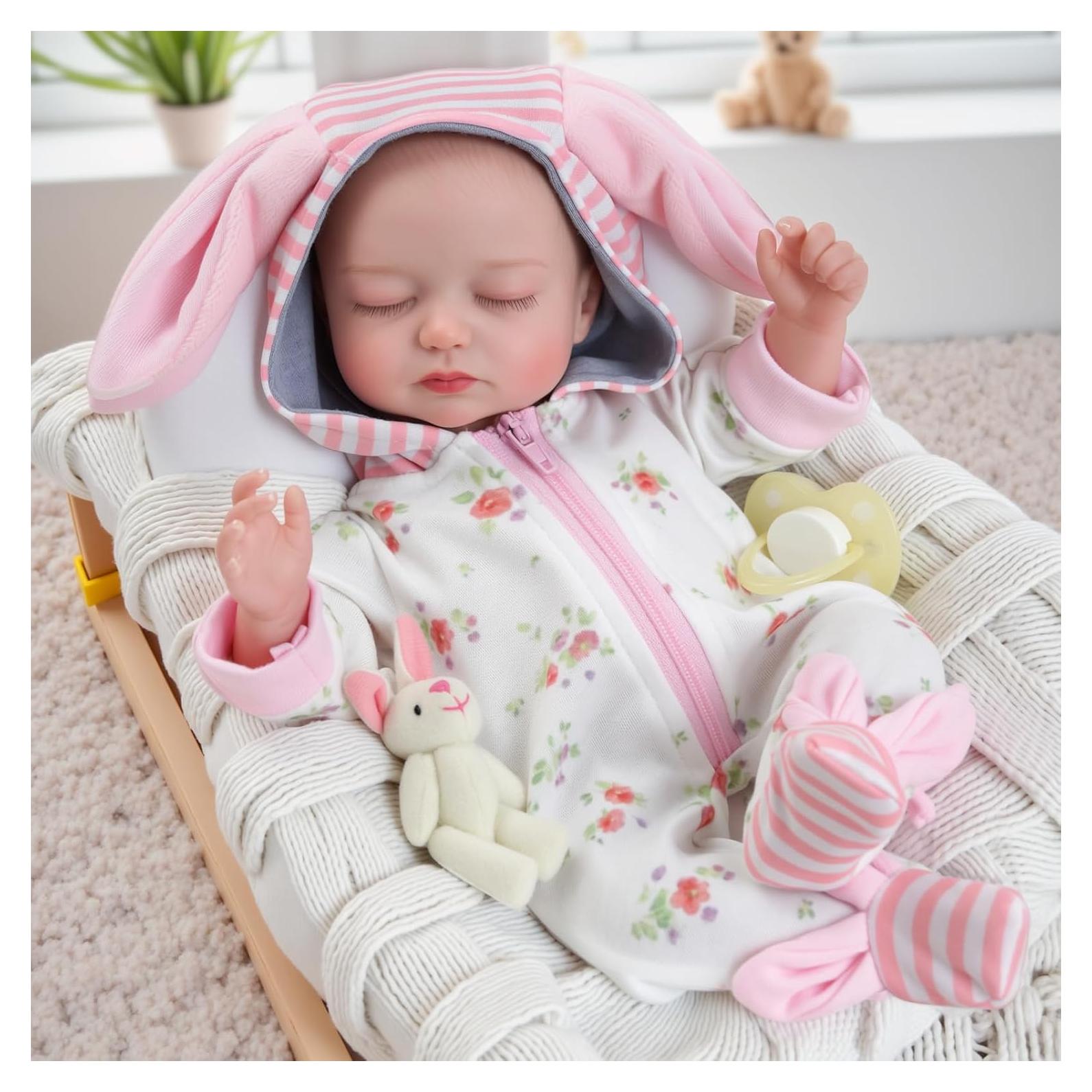 Muñeca Reborn Realista BABESIDE Chloe 30.48 cm Cuerpo Blando