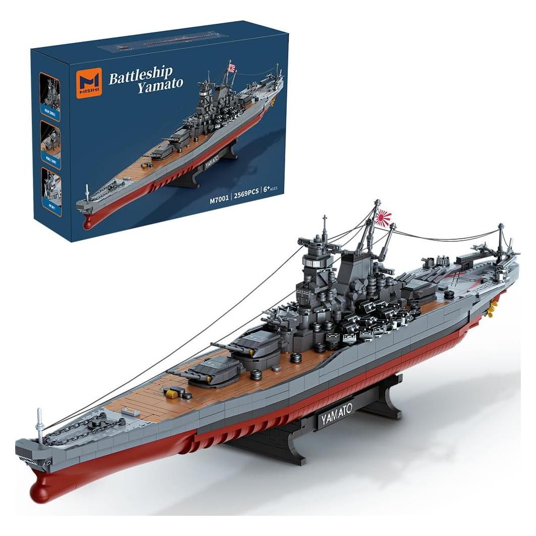 MISINI M7001 Acorazado Yamato 2569 Piezas Bloques de Construcción