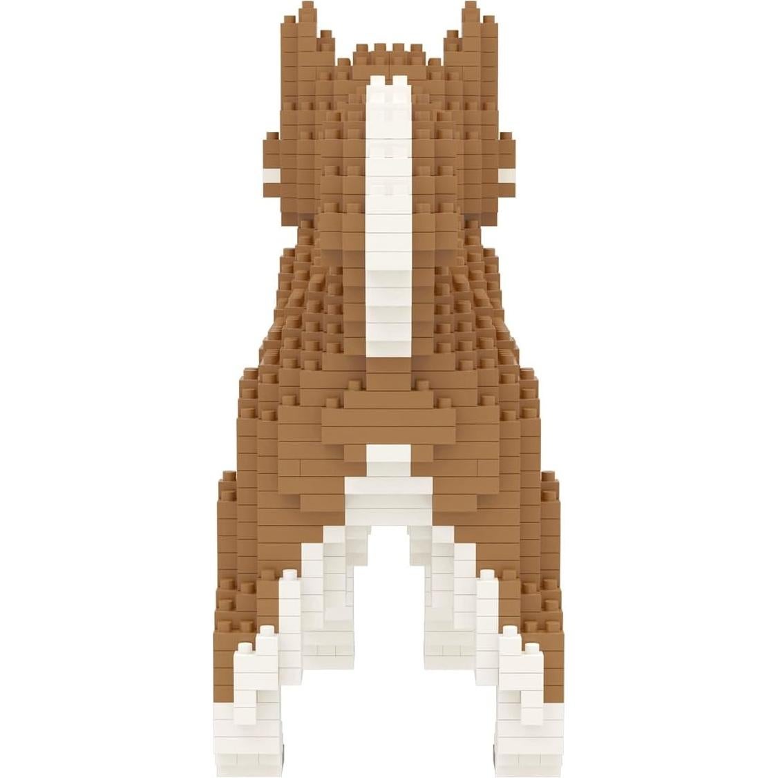 Larcele Mini Juguete de Construcción Shiba Inu Macho 814 Piezas