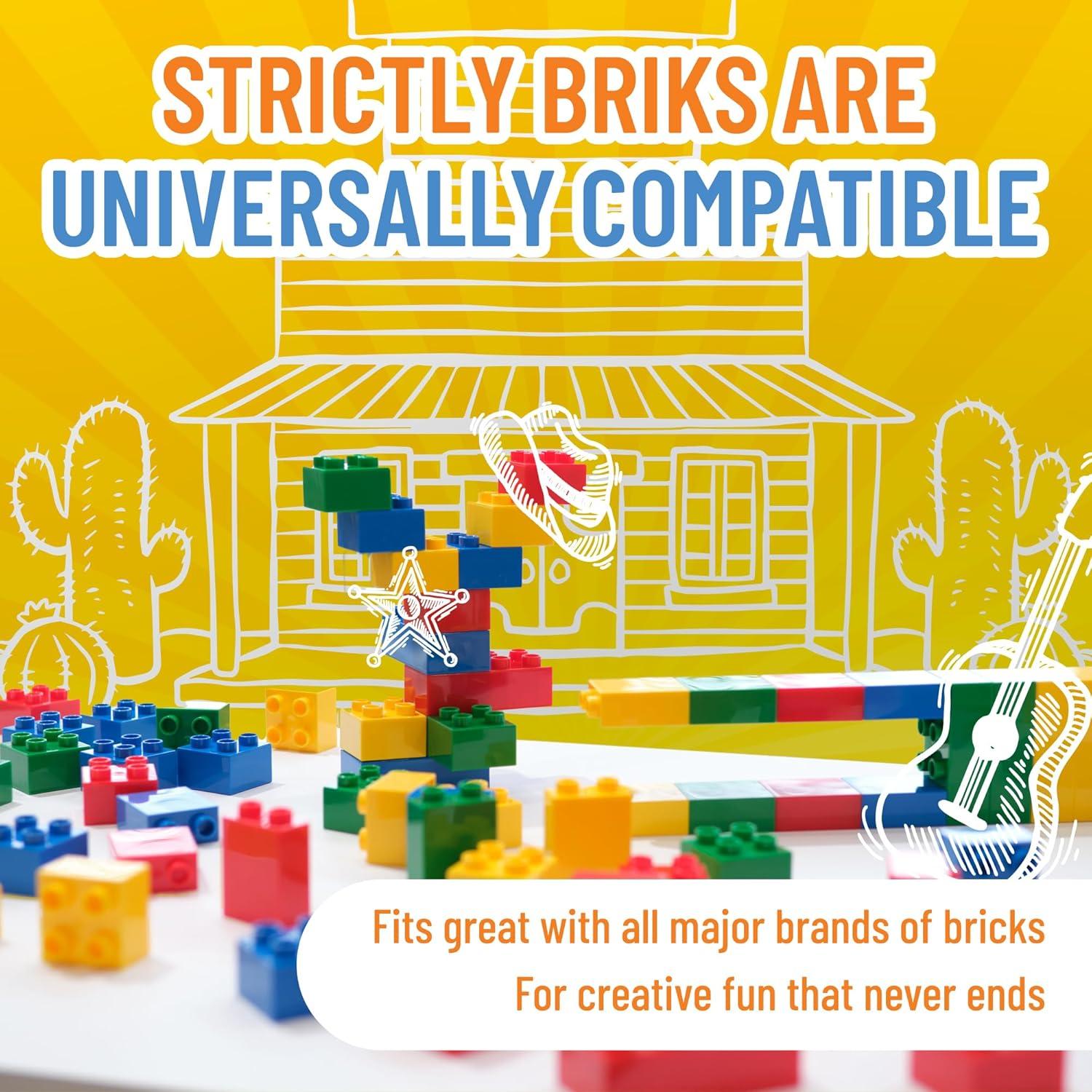 Bloques de Construcción Grandes Strictly Briks 84 Piezas Colores