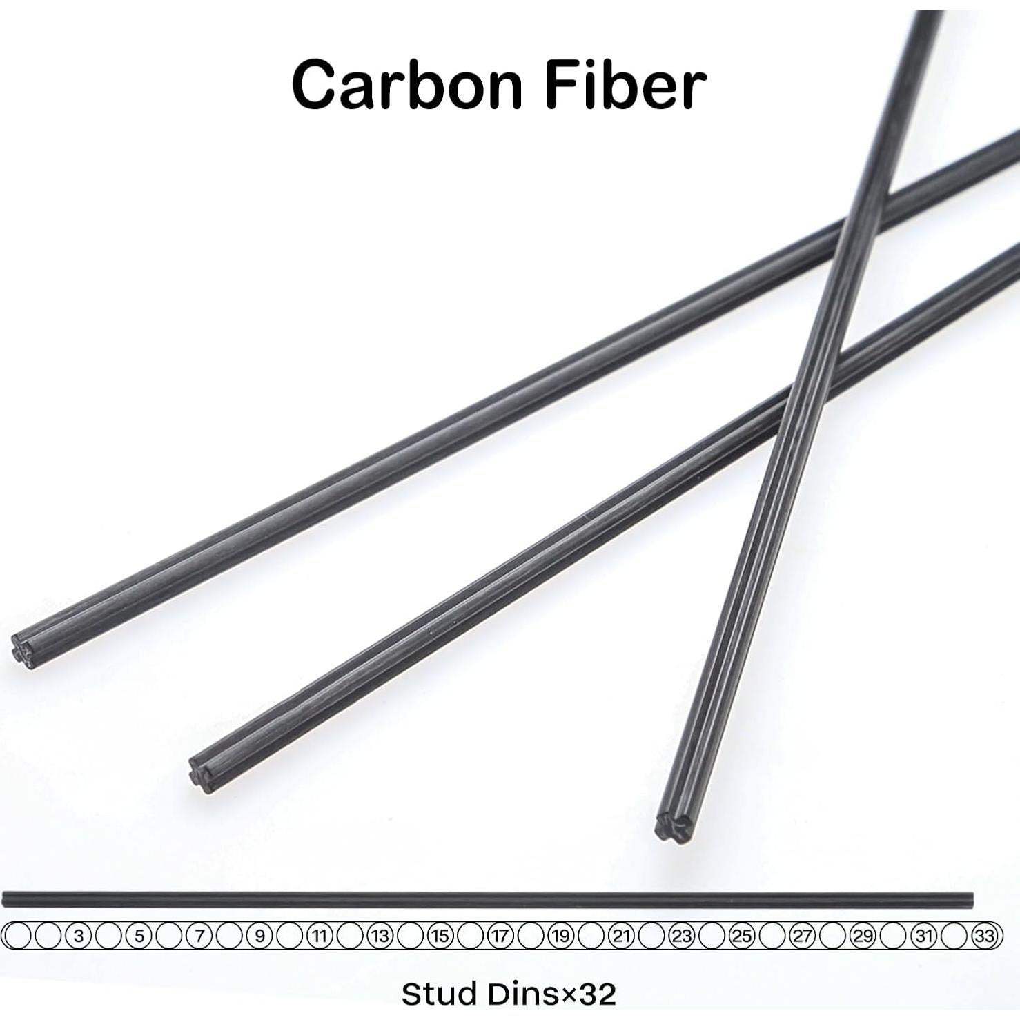 Eje de fibra de carbono SEEMEY 32L compatible Technic