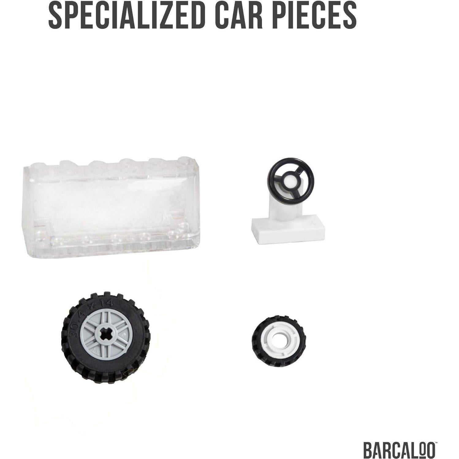 Juego de Ruedas y Ejes Barcaloo 400 Piezas para Construcción