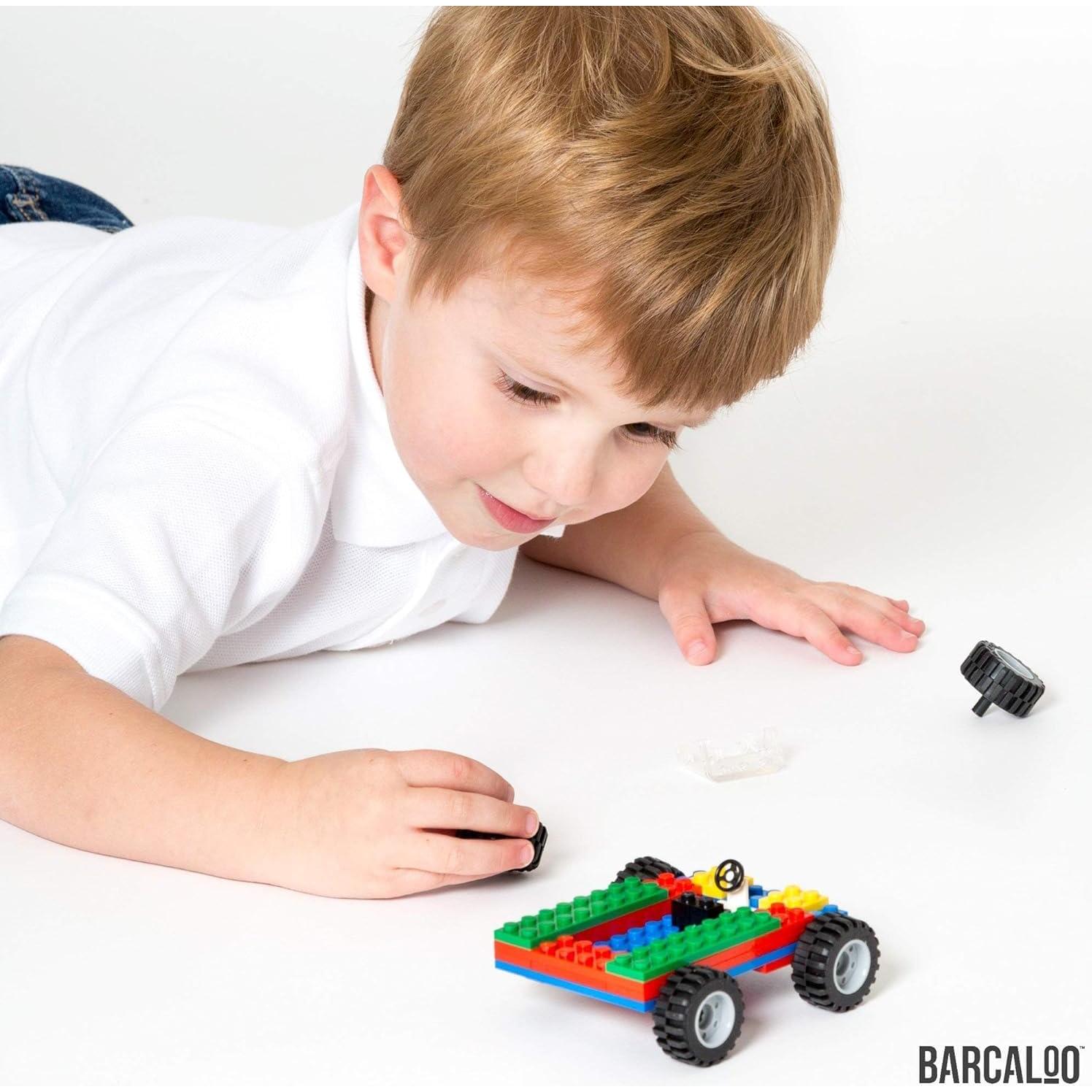 Juego de Ruedas y Ejes Barcaloo 400 Piezas para Construcción