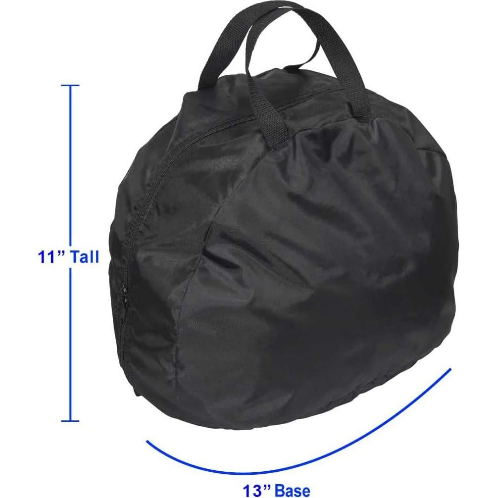 Bolsa de Casco Motocicleta Raider BCS-8B Deluxe Nylon Negro