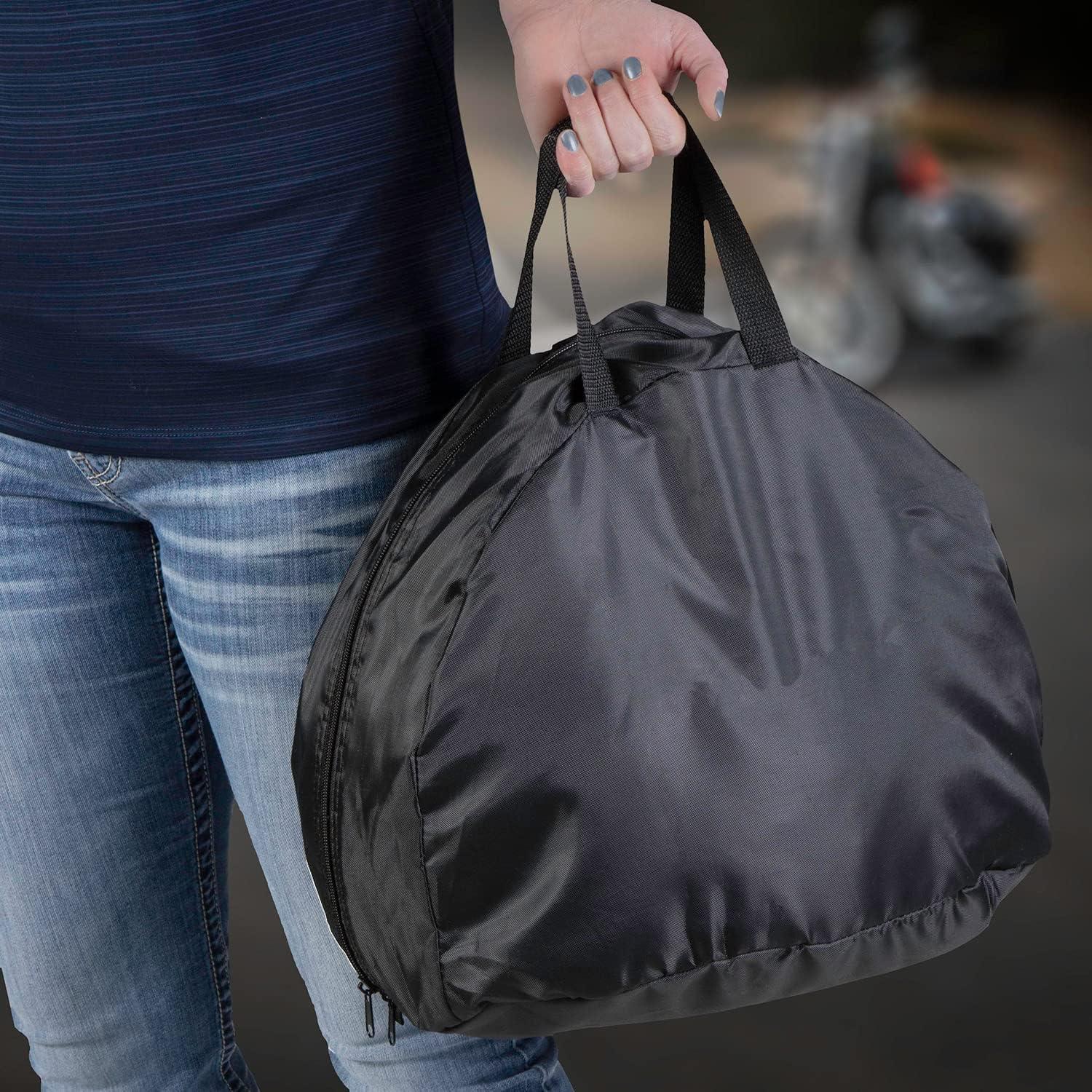 Bolsa de Casco Motocicleta Raider BCS-8B Deluxe Nylon Negro