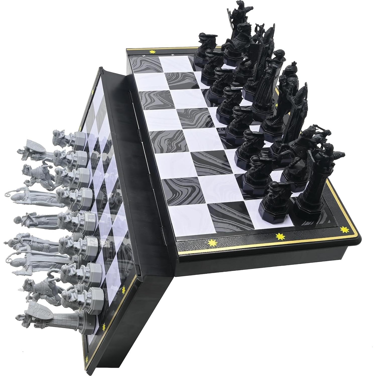 LEXiBOOK - Harry Potter Chess Games, Magnetic and Foldable Chess Board, 32 Pieces, Family Game, CGM300HP