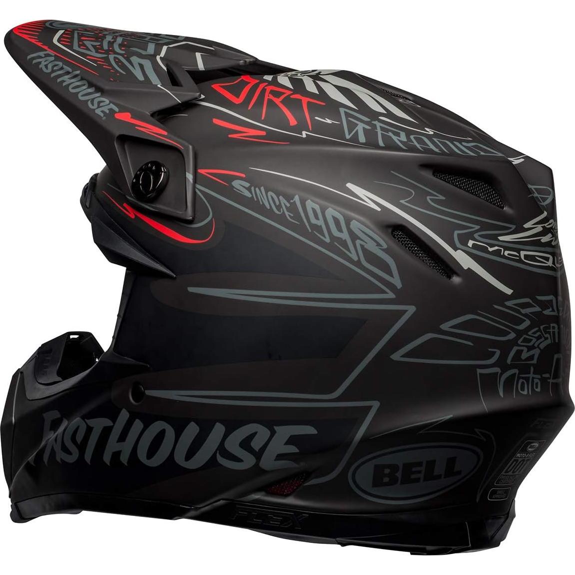 Casco de Motocross Bell Moto-9 Flex - Mediano - 2.60 kg