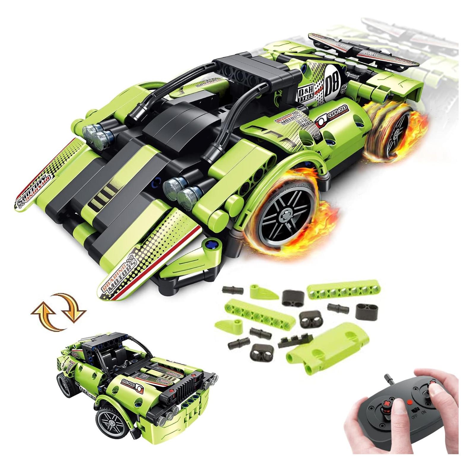 Juguete de Construcción STEM GAMZOO 2-en-1 Vehículos Control Remoto