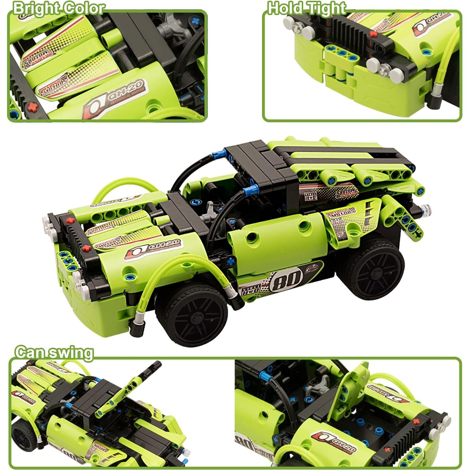 Juguete de Construcción STEM GAMZOO 2-en-1 Vehículos Control Remoto