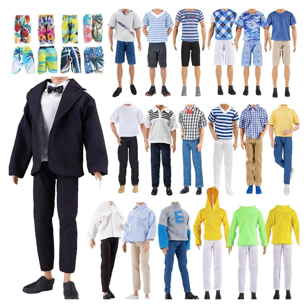 Conjunto de Ropa para Muñeco E-TING 10 Piezas 30,48 cm