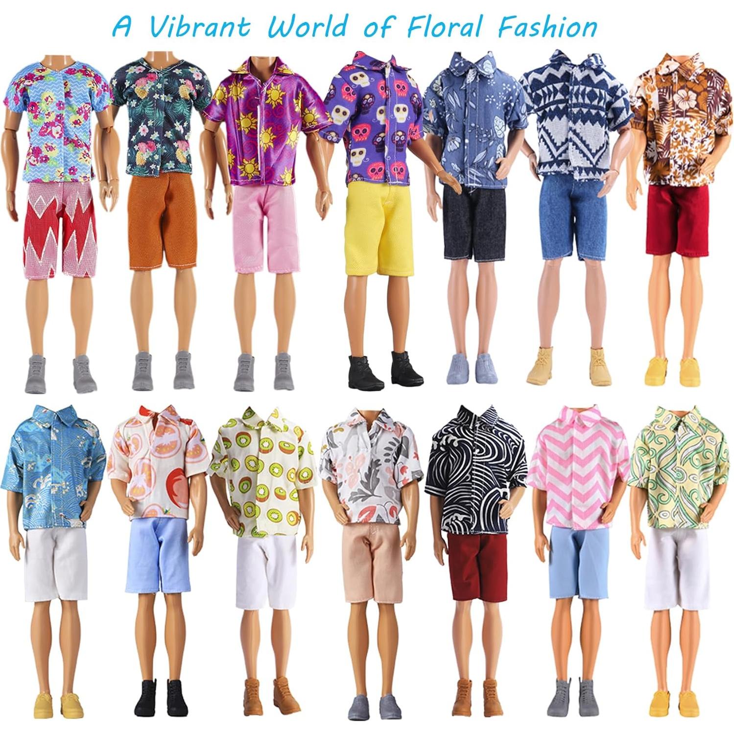 Conjunto de Ropa para Muñeco E-TING 10 Piezas 30,48 cm