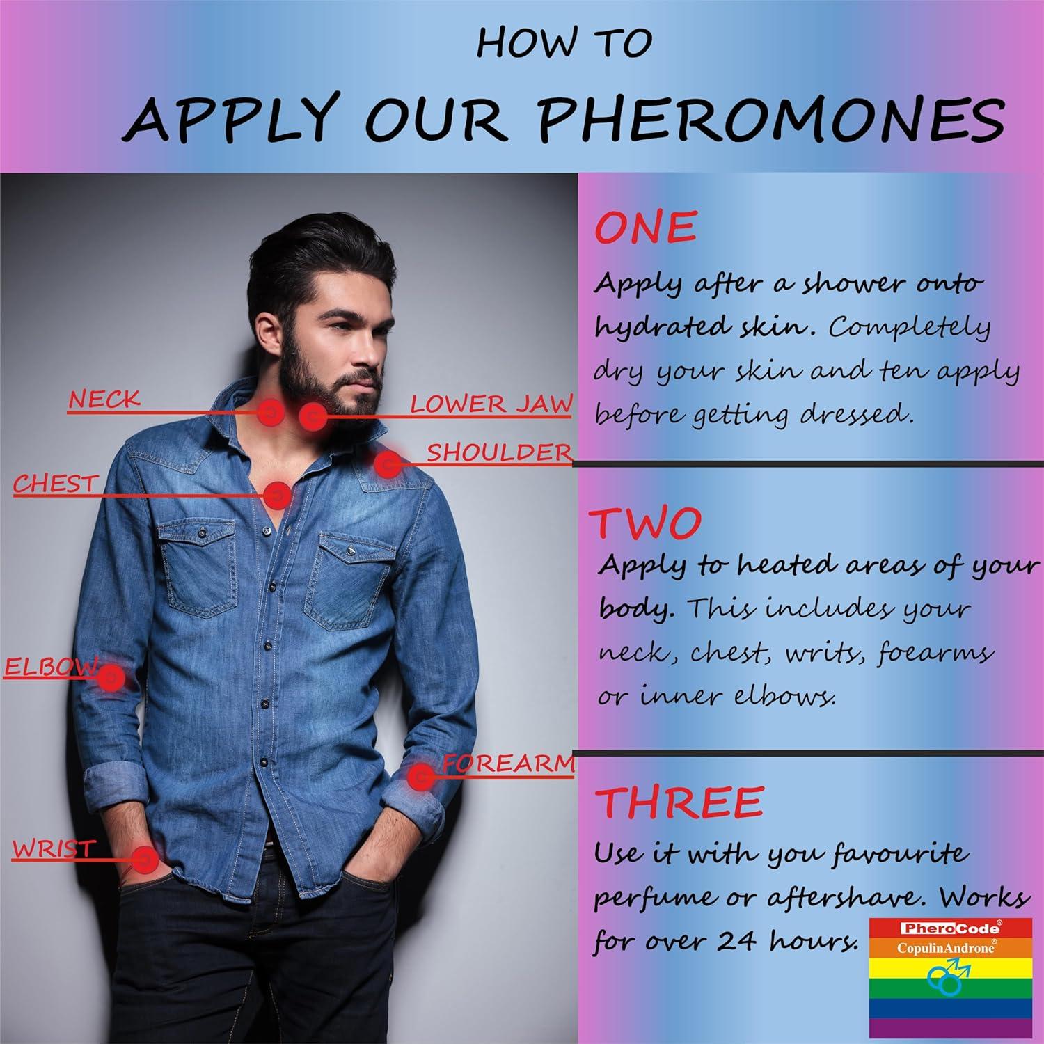 PheroCode Colonia de Feromonas para Hombres Gays 5ml