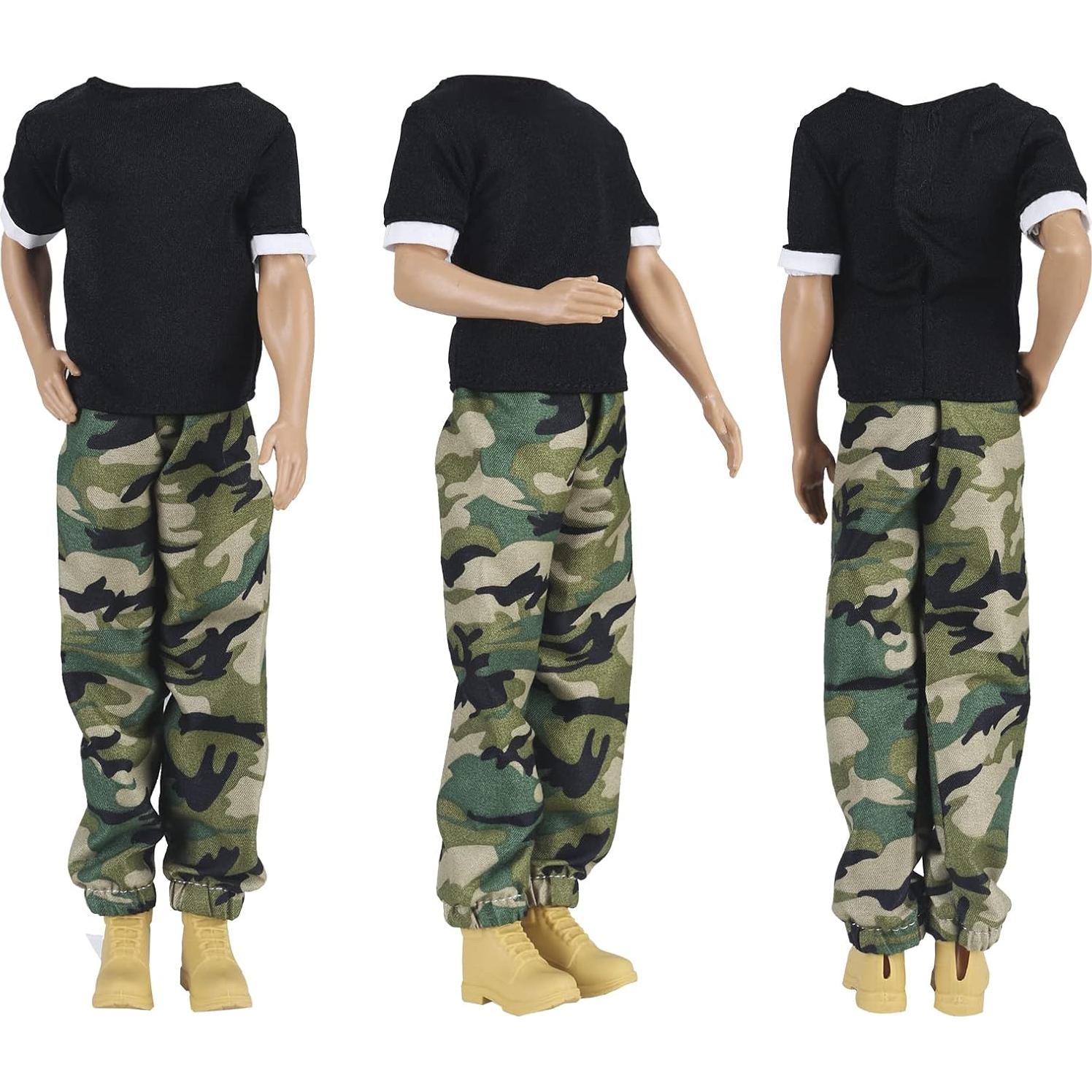 Conjuntos de Ropa para Muñecas E-TING 3 Piezas 12 cm