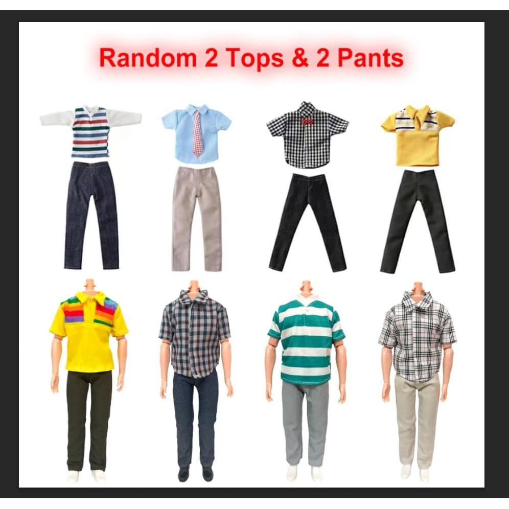 Ropa para muñecas Babeilei 28 cm con accesorios variados