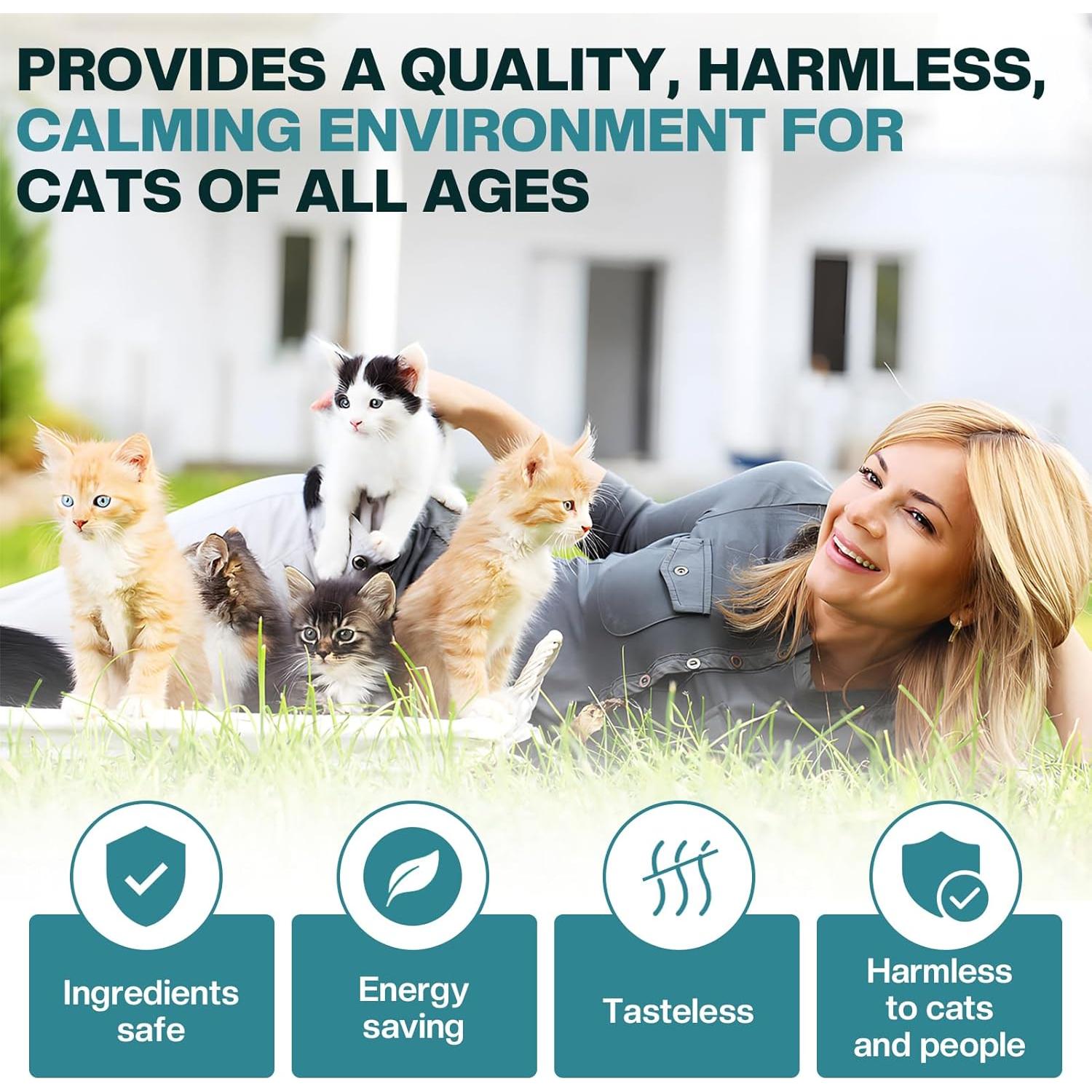 Difusor Calmante para Gatos LIWENQI 48ml 90 Días Alivio Estrés