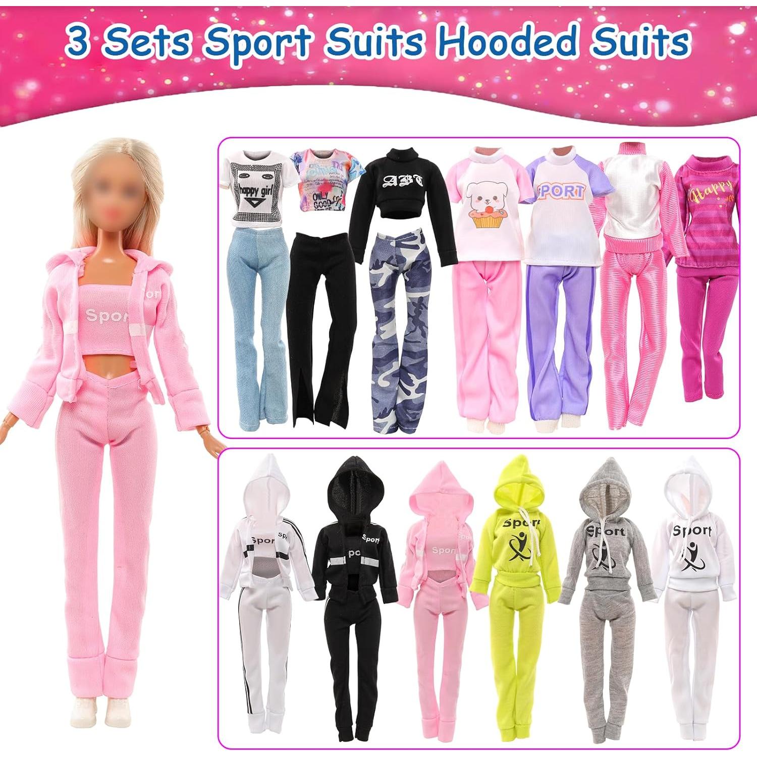 Barwa 9 Conjuntos Ropa Muñecas Traje Deportivo 29 cm