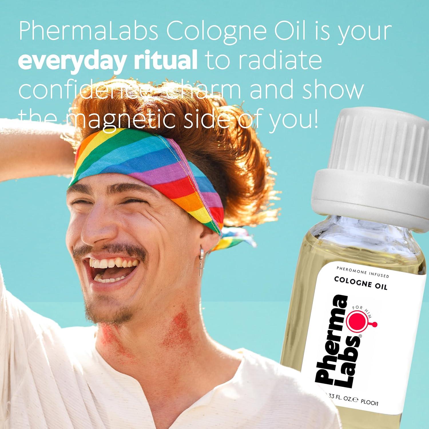 Aceite de colonia PhermaLabs para hombres con feromonas 9.92g