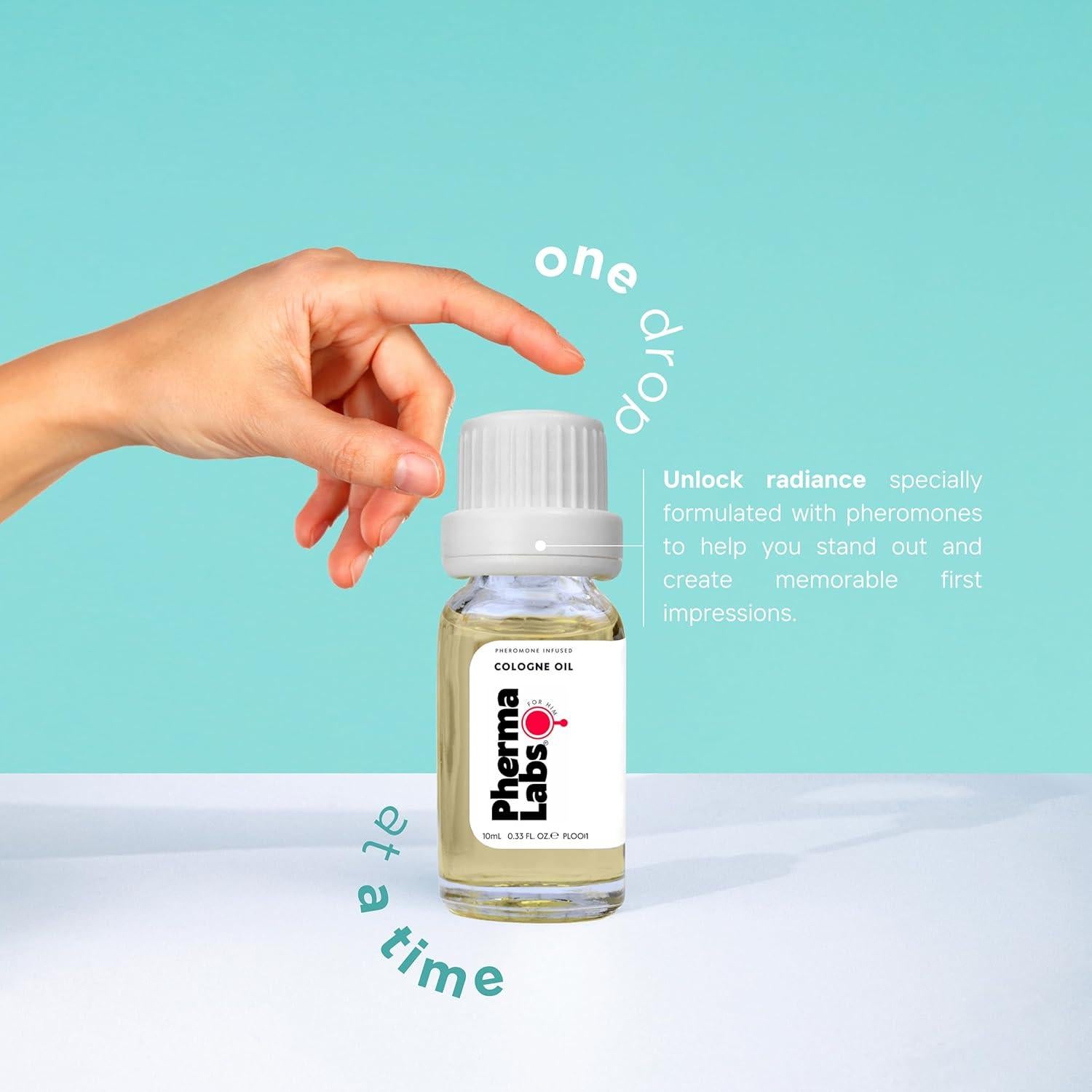 Aceite de colonia PhermaLabs para hombres con feromonas 9.92g