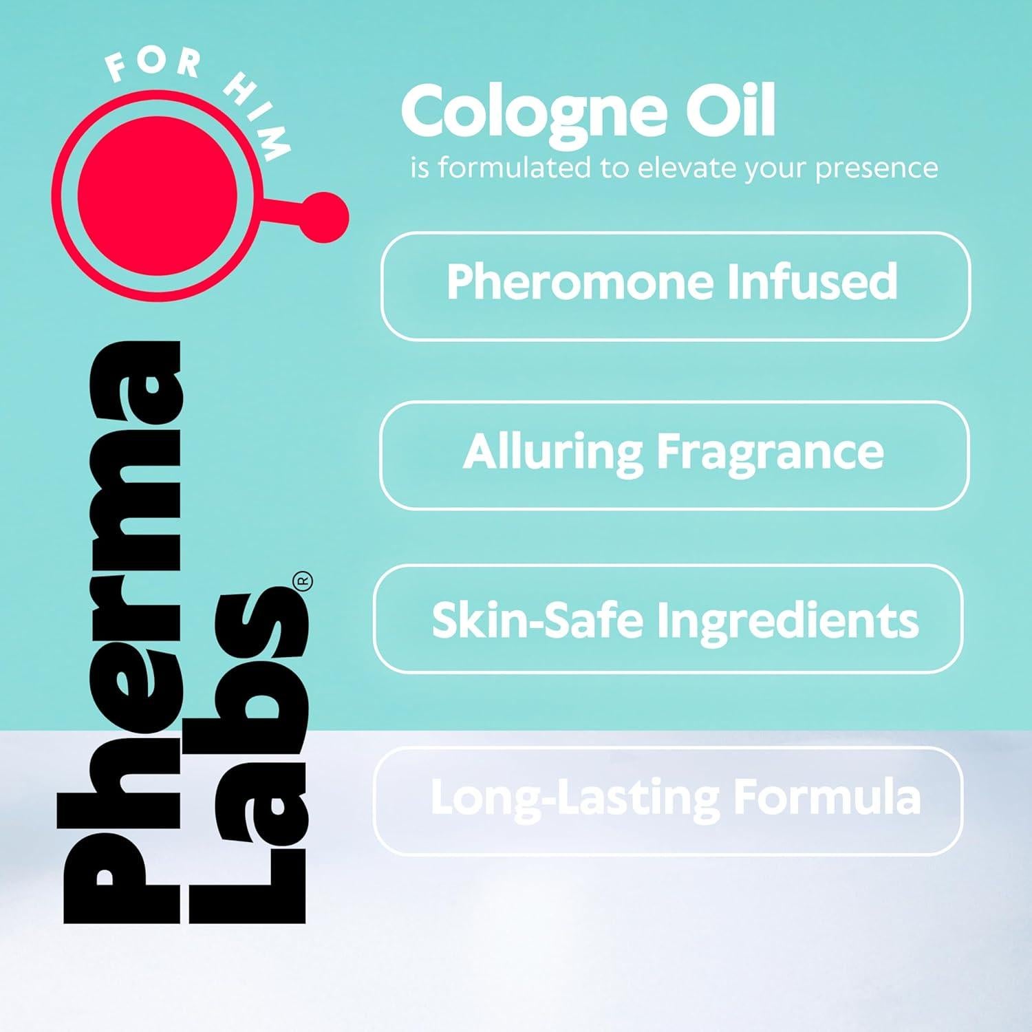 Aceite de colonia PhermaLabs para hombres con feromonas 9.92g