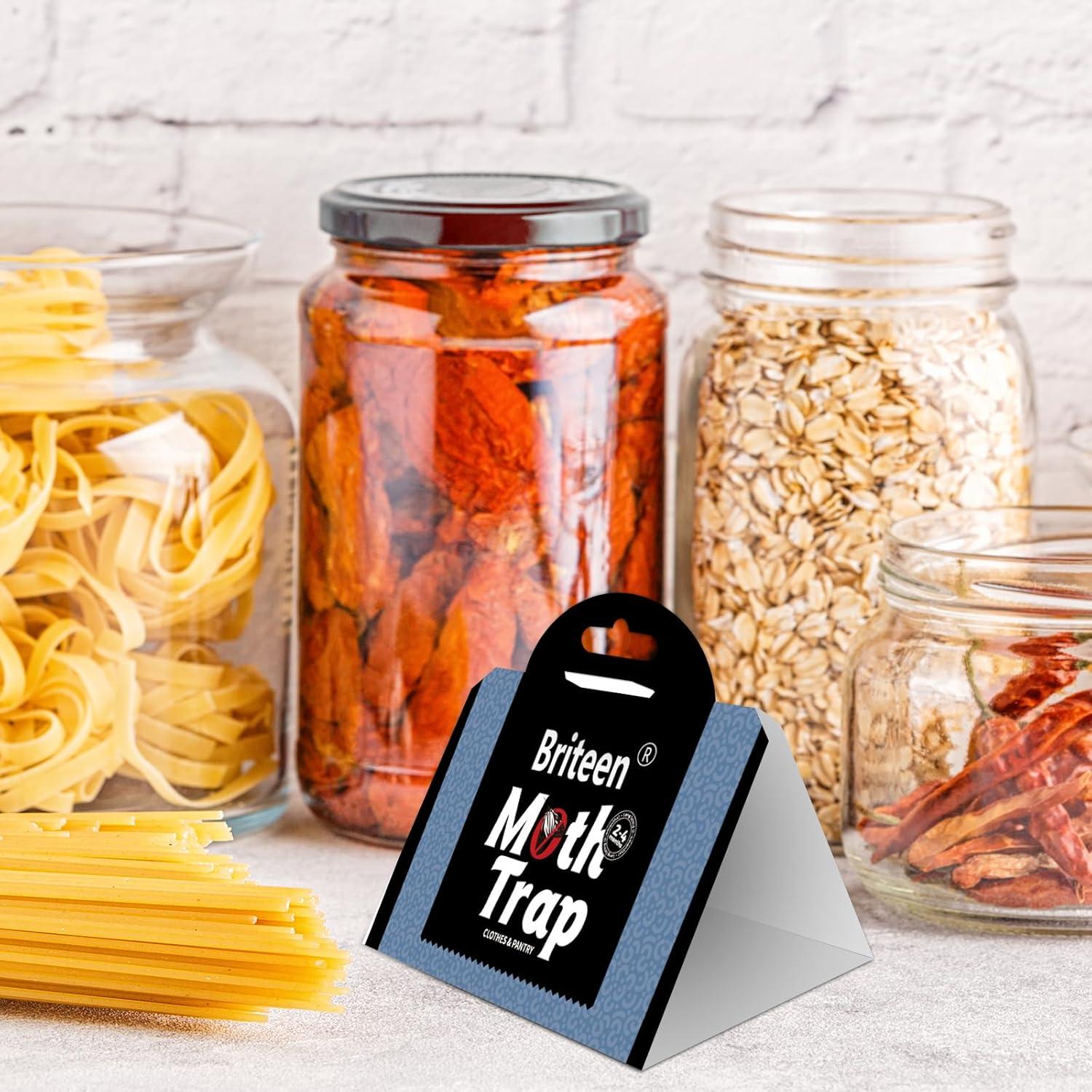 Trampas para Polillas Briteen 10-Pack - Ecológicas y Efectivas