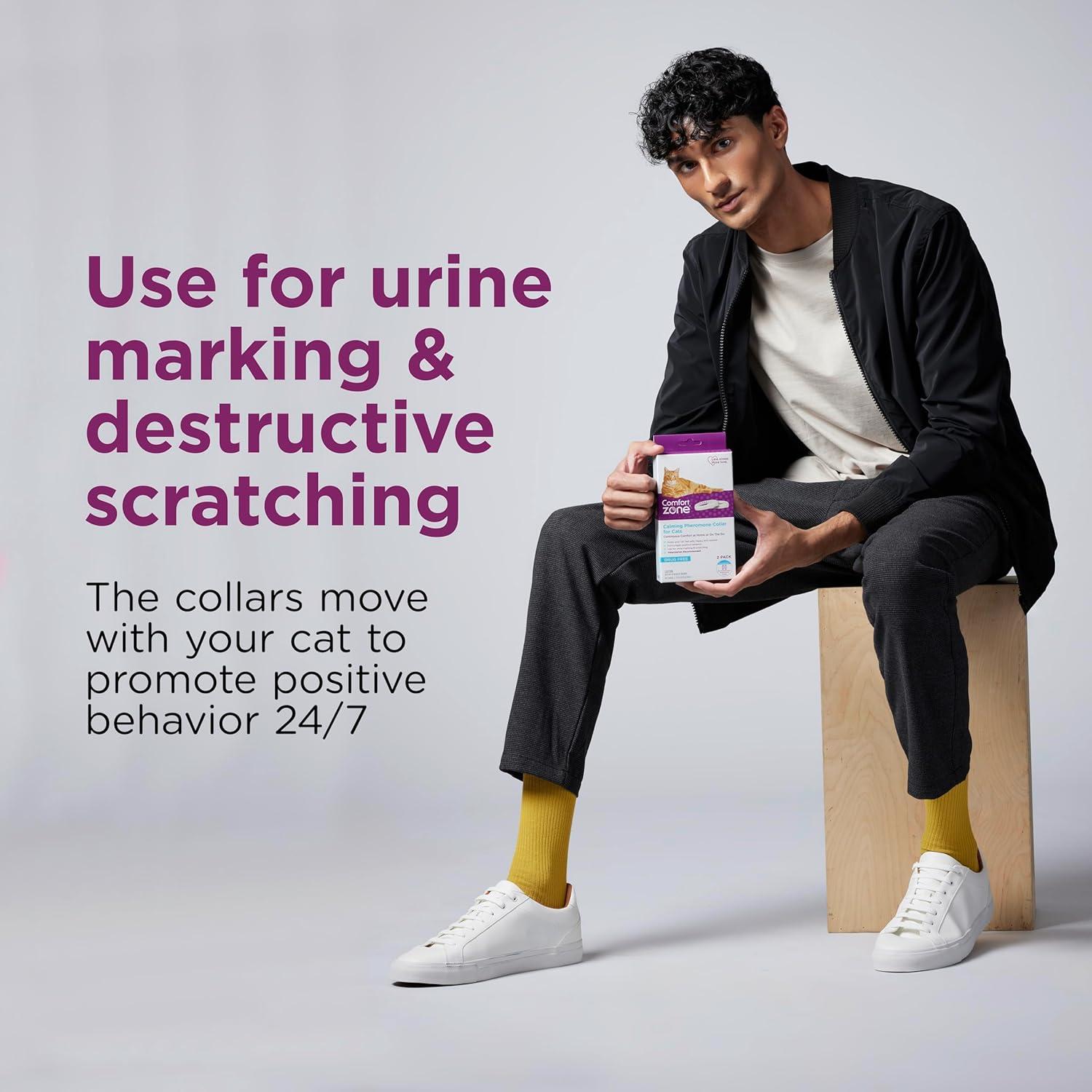 Collares Calmantes para Gatos Comfort Zone - 4 Unidades, 120 Días