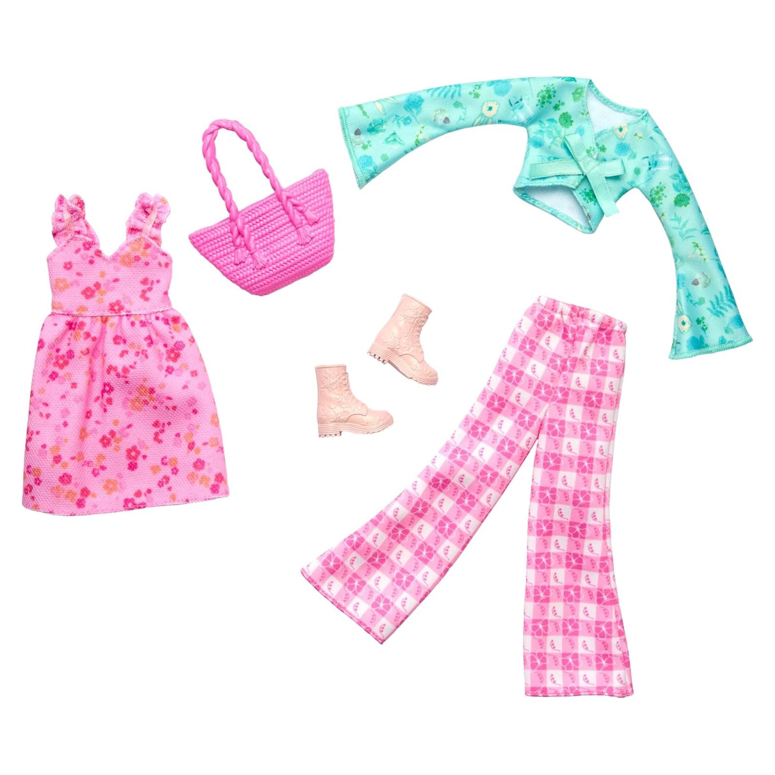 Conjunto de Ropa Barbie 2 en 1 - Atuendos y Accesorios