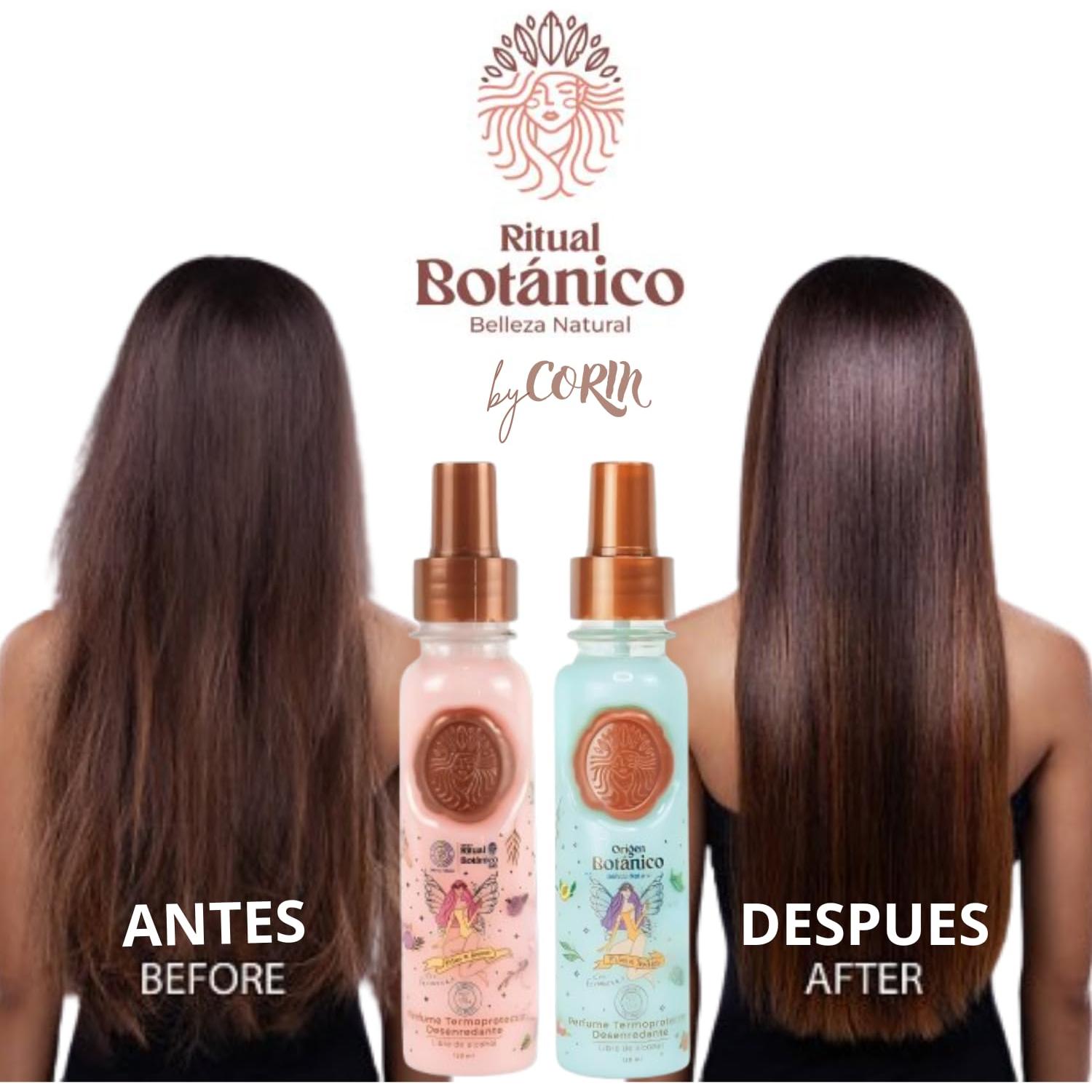 Perfume para Cabello Ritual Botánico 120ML - Termoprotector y Desenredante con Feromonas