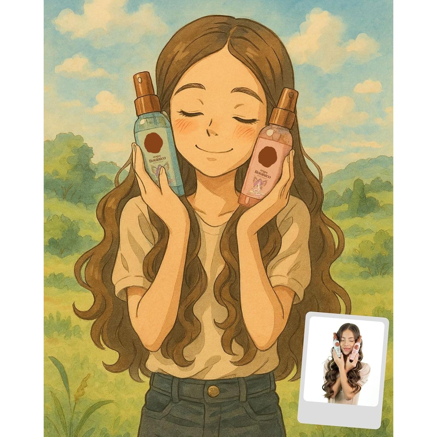 Perfume para Cabello Ritual Botánico 120ML - Termoprotector y Desenredante con Feromonas