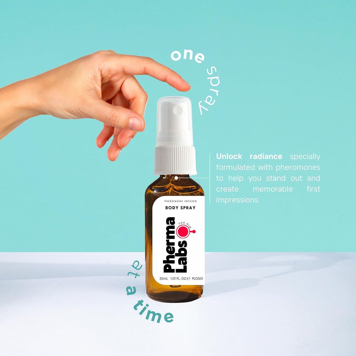 Spray Corporal con Feromonas PhermaLabs 28.35g Aroma Fresco