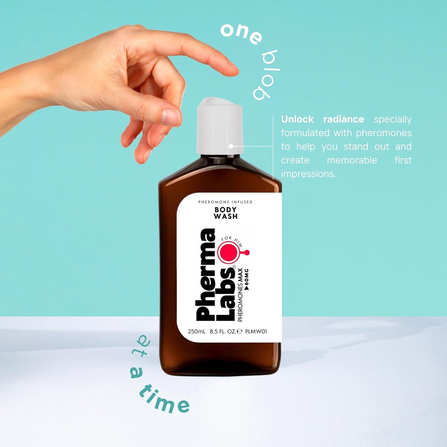 Gel de Ducha con Feromonas PhermaLabs 250 ml - Hidratante Masculino