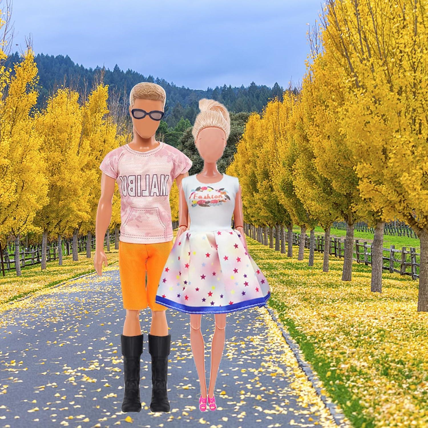 18 PCS Ropa y Accesorios para Muñecas 30 cm - Carreuty