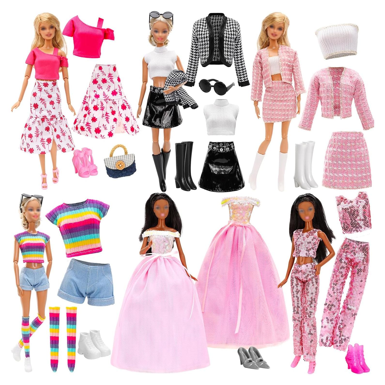 15 Piezas Ropa y Accesorios para Muñecas 29 cm Chic