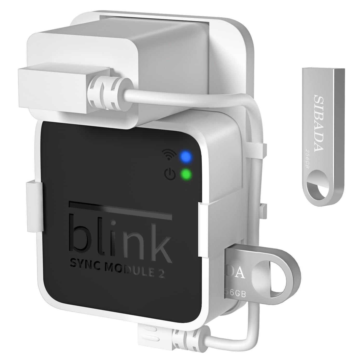 Unidad Flash USB 256GB SIBADA + Soporte Blink 2 Compacto