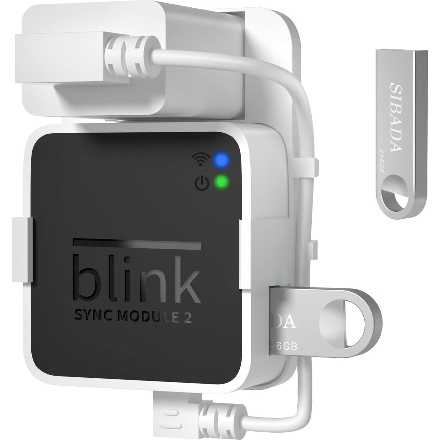Unidad Flash USB 256GB SIBADA + Soporte Blink 2 Compacto