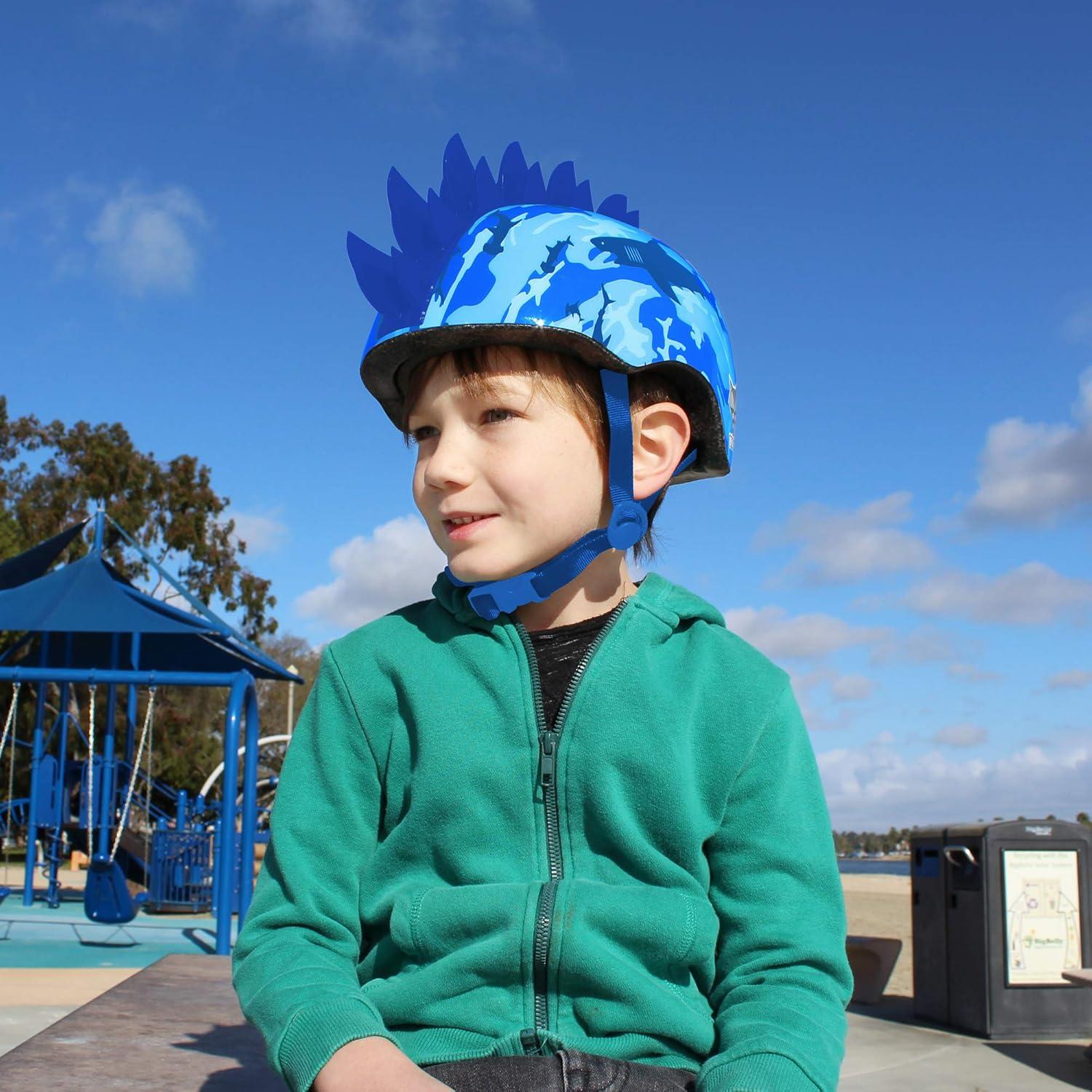 Casco de Bicicleta Raskullz Sharkmo Azul 50-54 cm