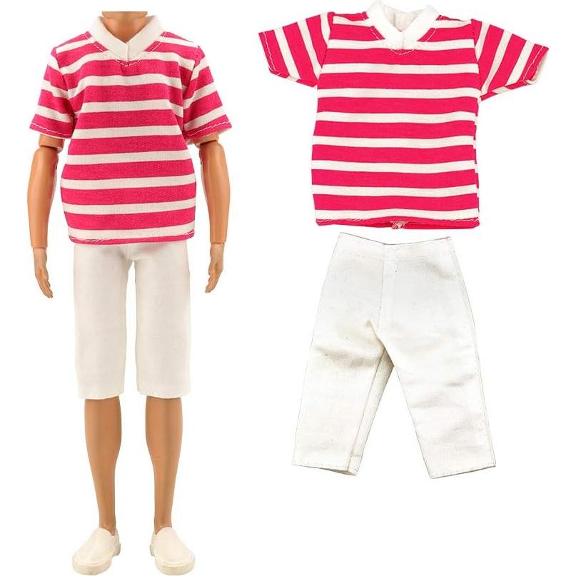 Conjunto de Ropa para Muñeca BARWA - 3 Tops y 3 Pantalones