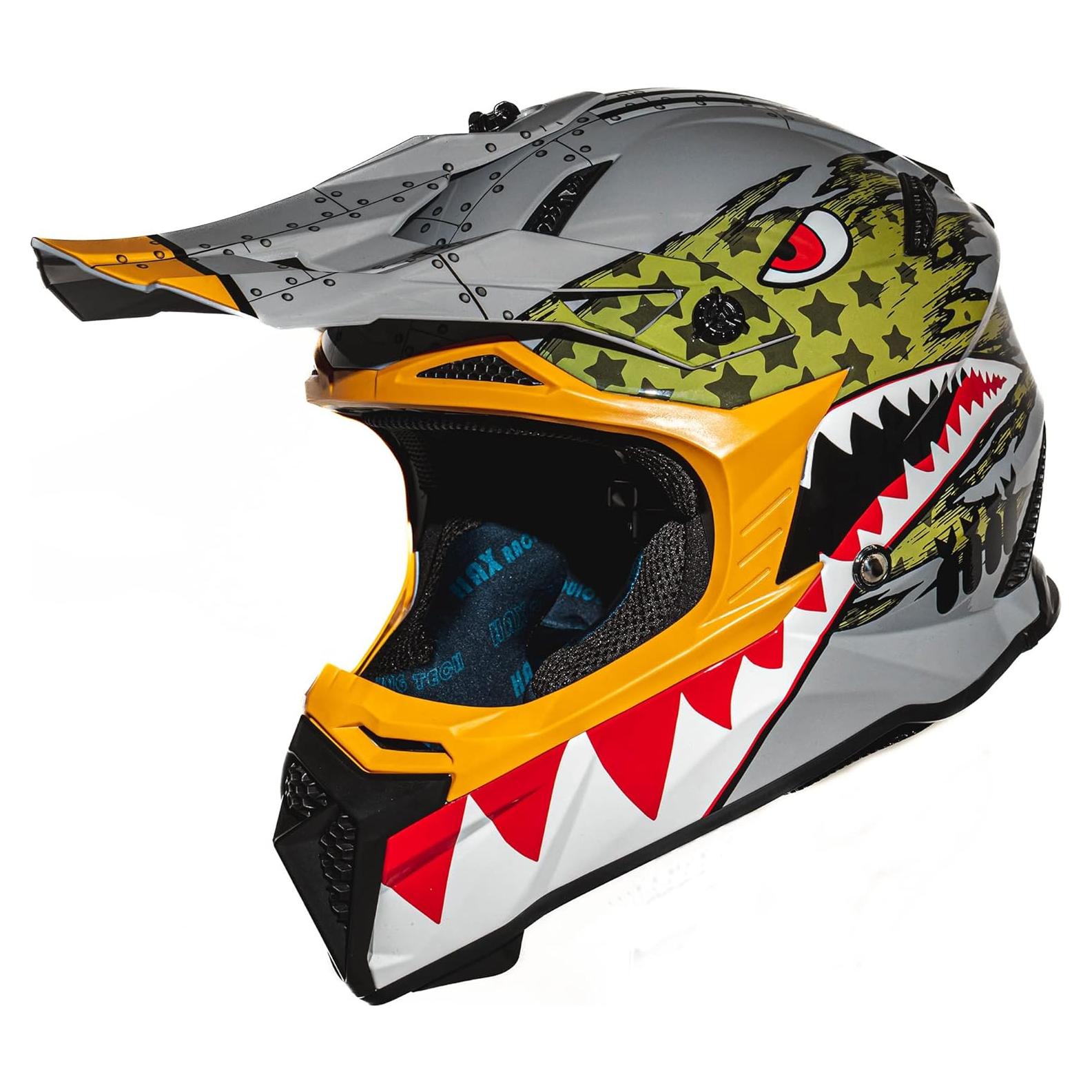 Casco Integral Off-Road HAX Spitfire XL - Ligero y Seguro