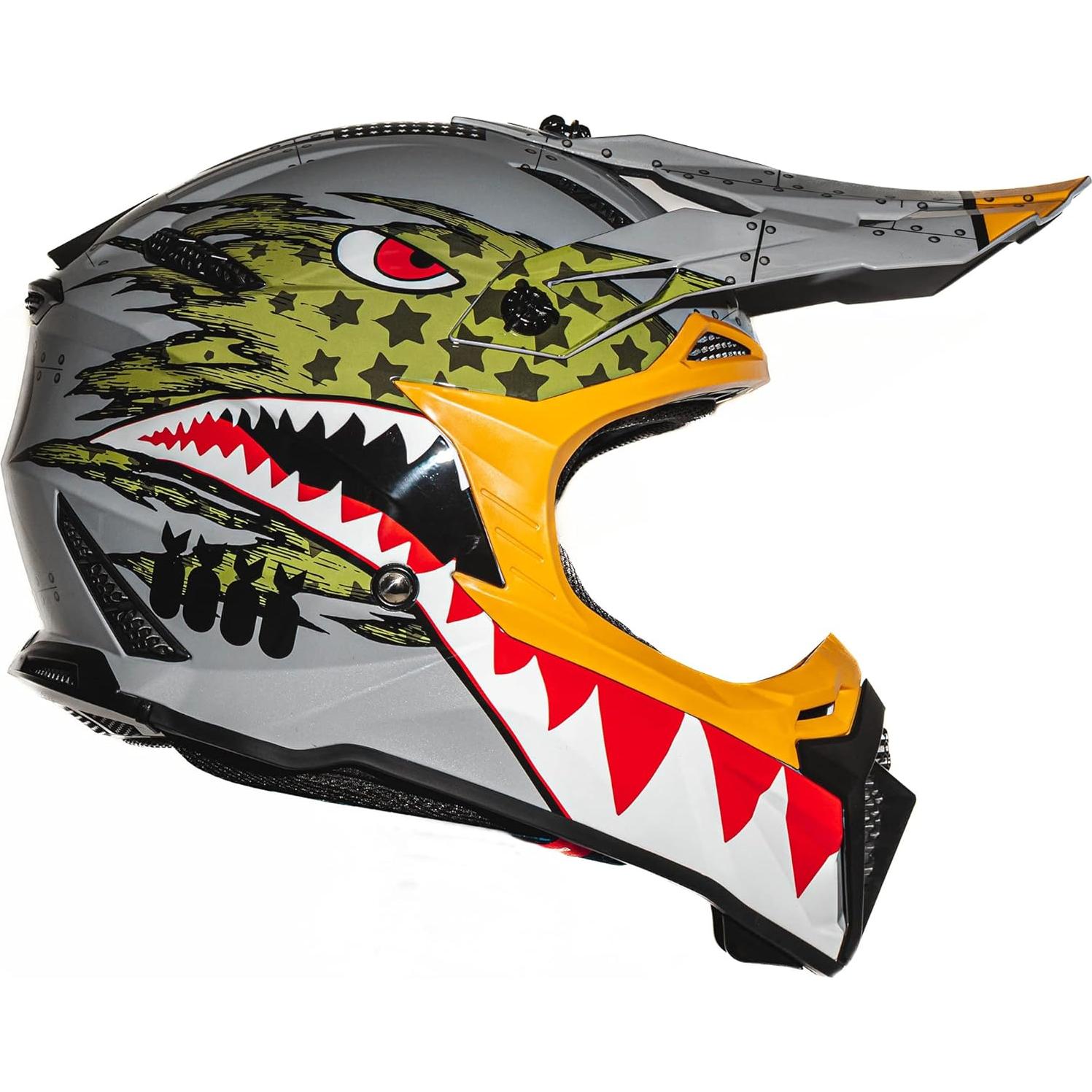 Casco Integral Off-Road HAX Spitfire XL - Ligero y Seguro