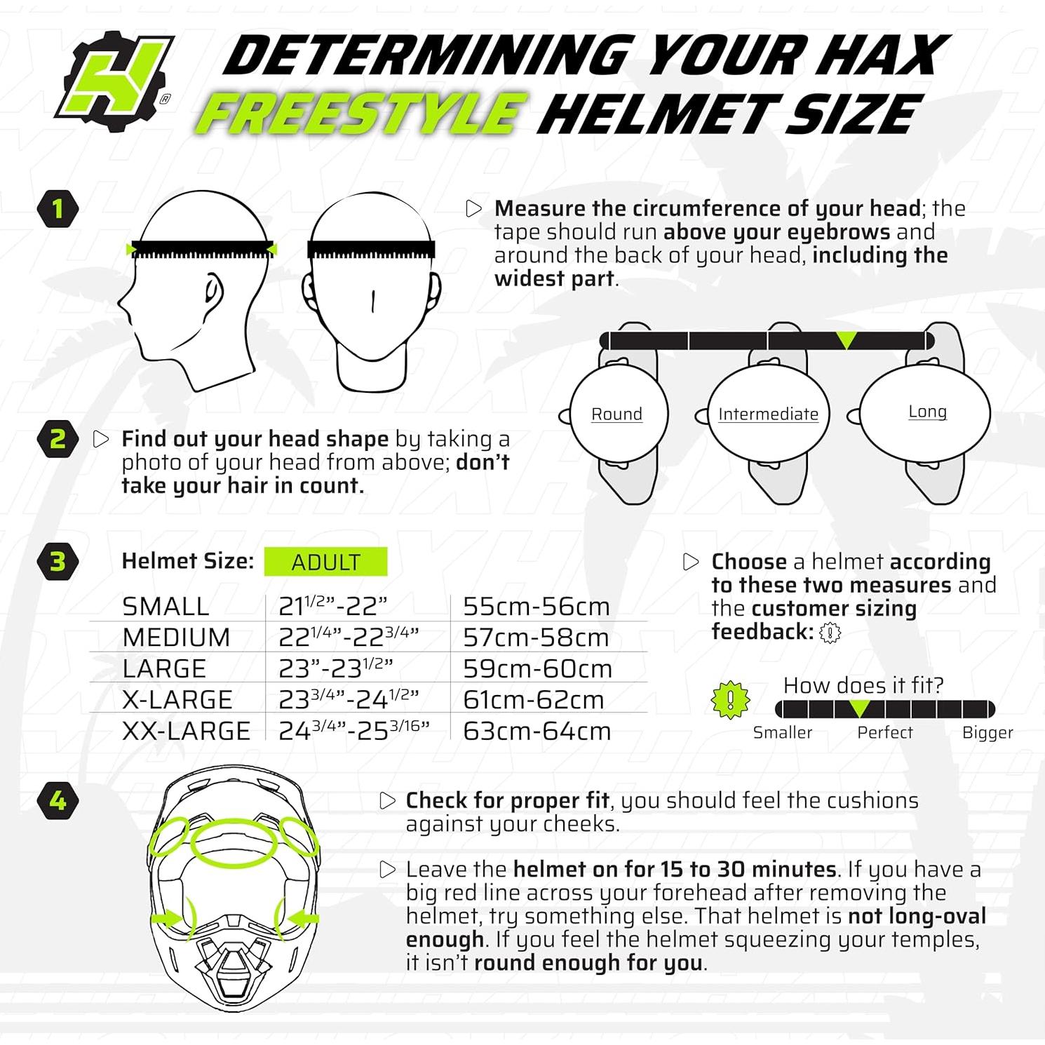 Casco Integral Off-Road HAX Spitfire XL - Ligero y Seguro