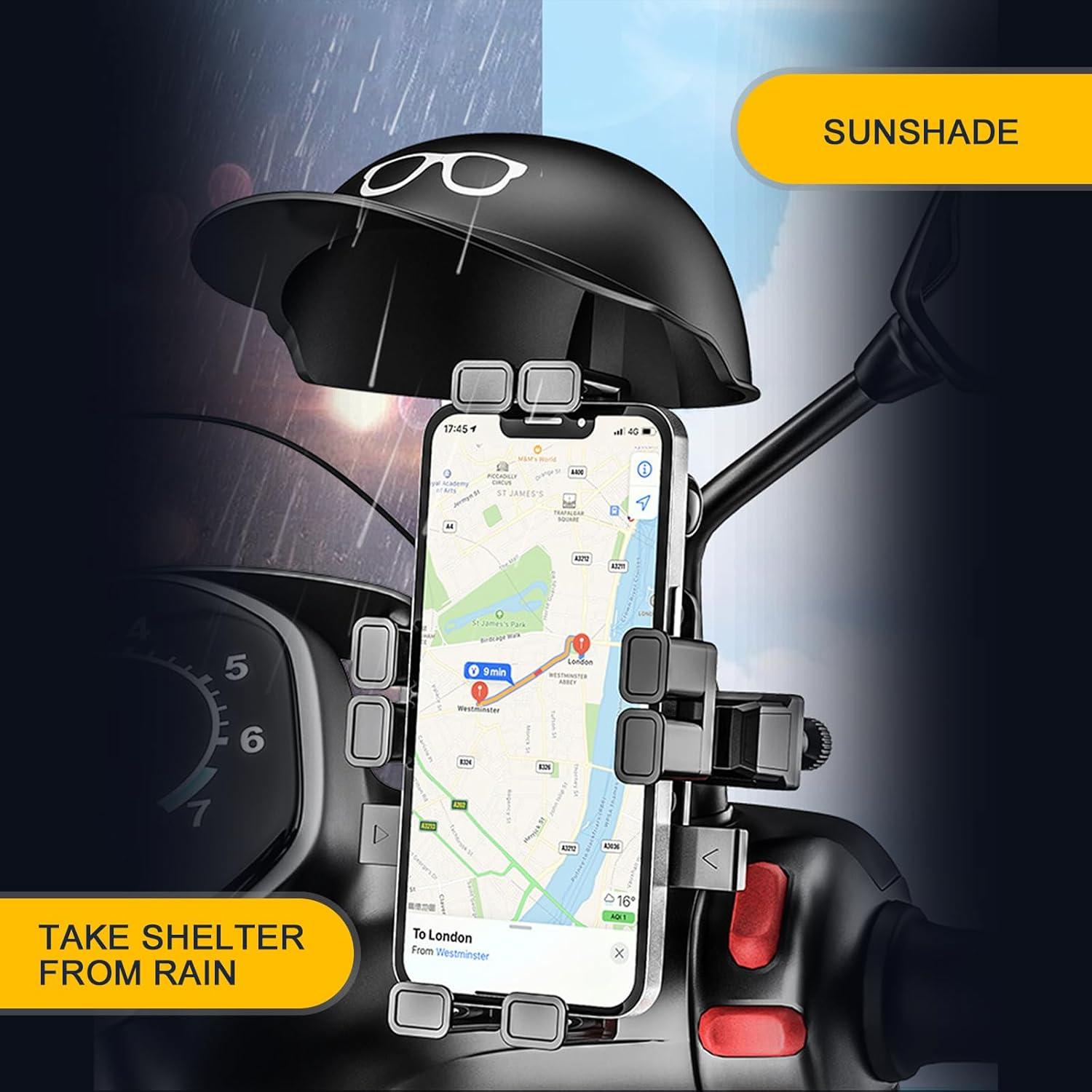 Soporte para Teléfono Móvil Gseigvee con Casco Impermeable