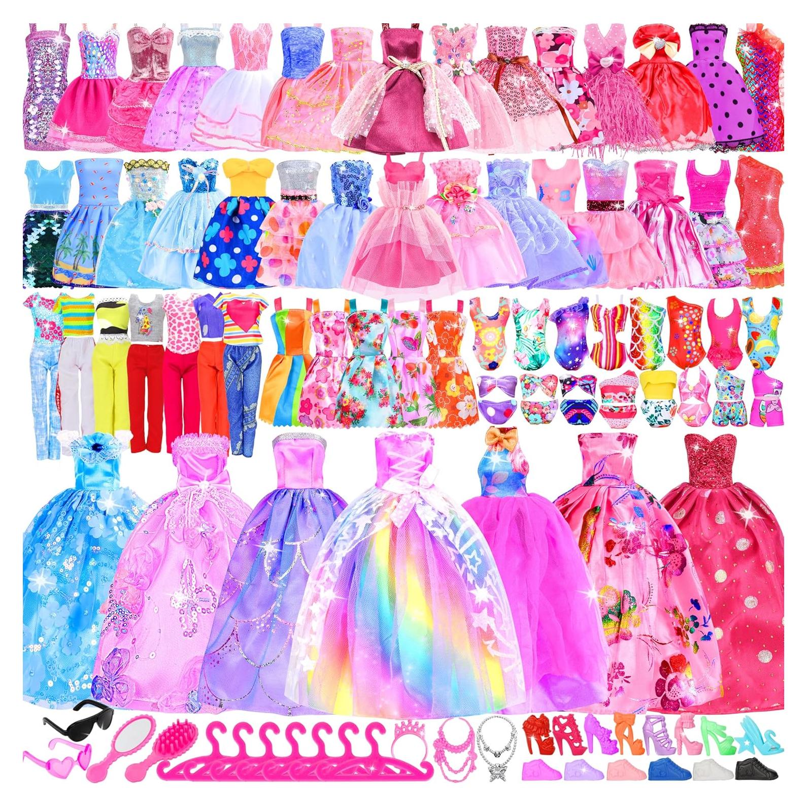 Paquete de Ropa para Muñecas BiiMii - 71 Piezas 28-30 cm