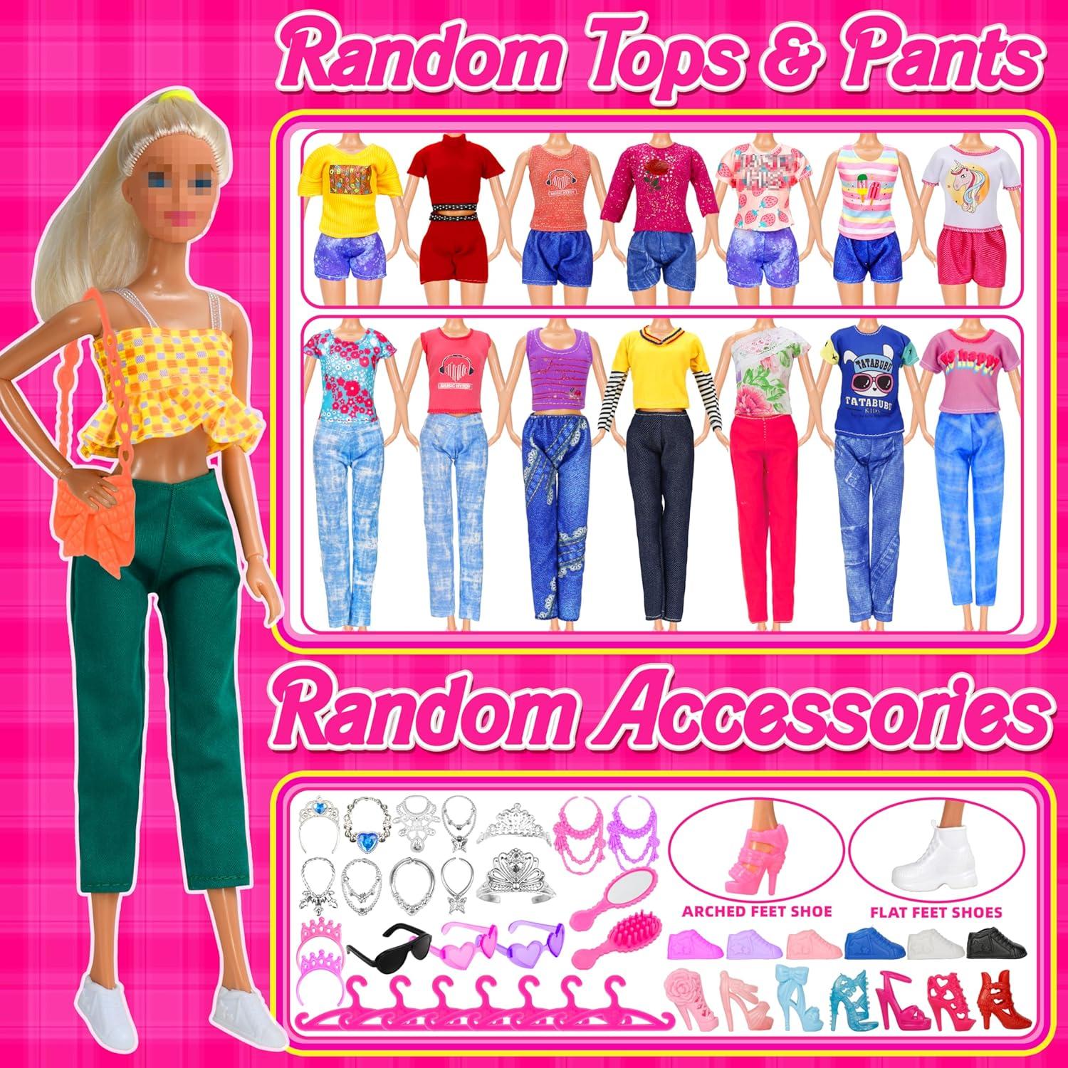 Paquete de Ropa para Muñecas BiiMii - 71 Piezas 28-30 cm