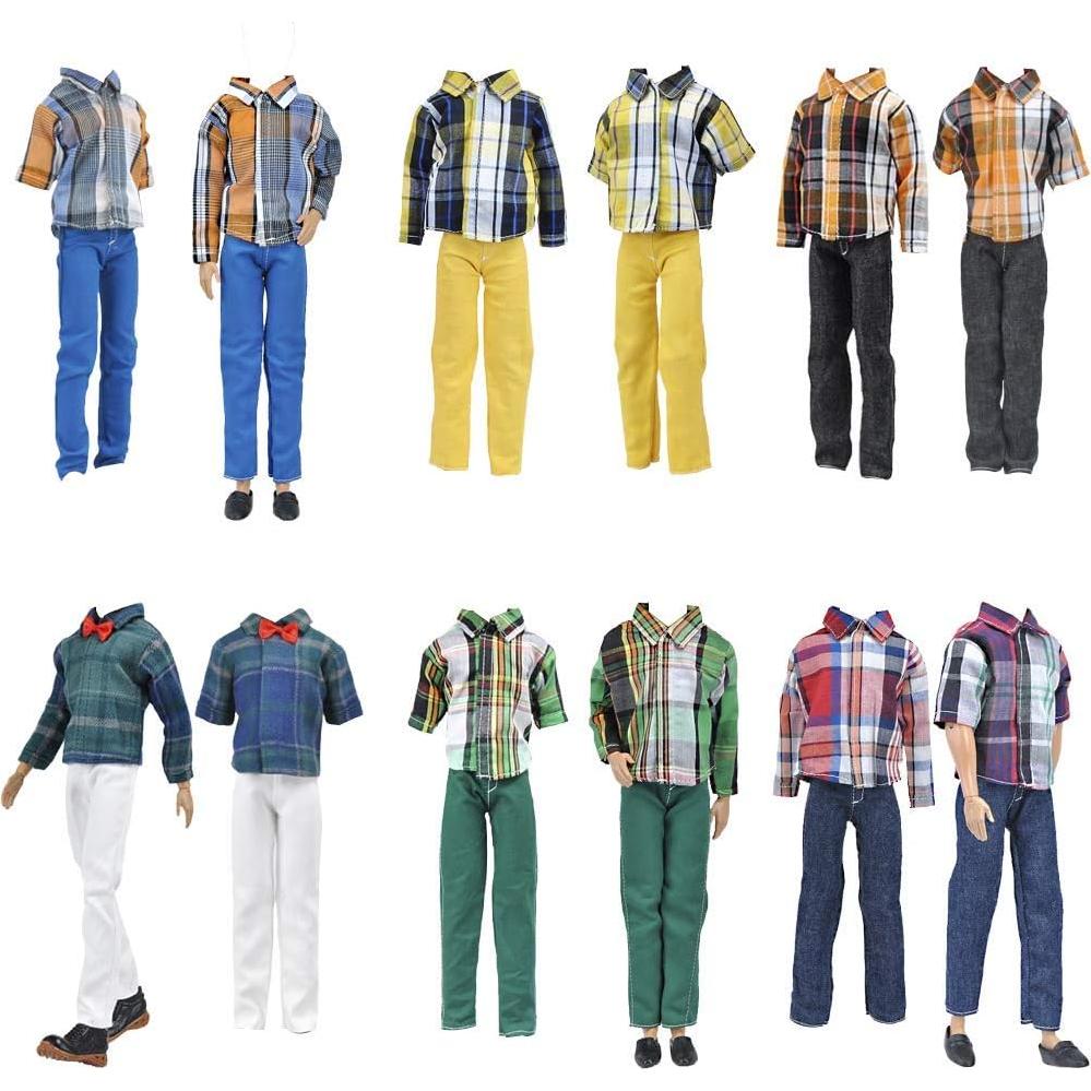 Conjunto de Ropa y Zapatos E-TING para Muñeco 30 cm - 10 Piezas